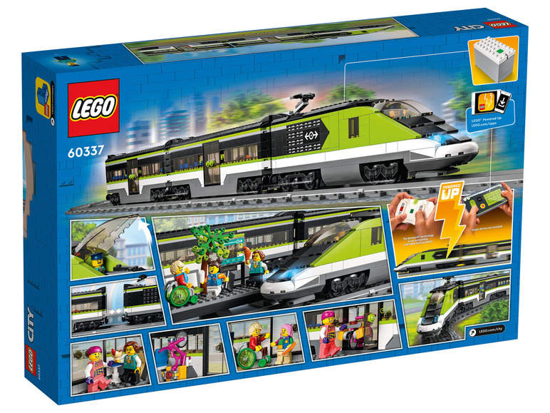 Ga naar volledige schermweergave: LEGO® City Passagierssneltrein 60337 - afbeelding 2