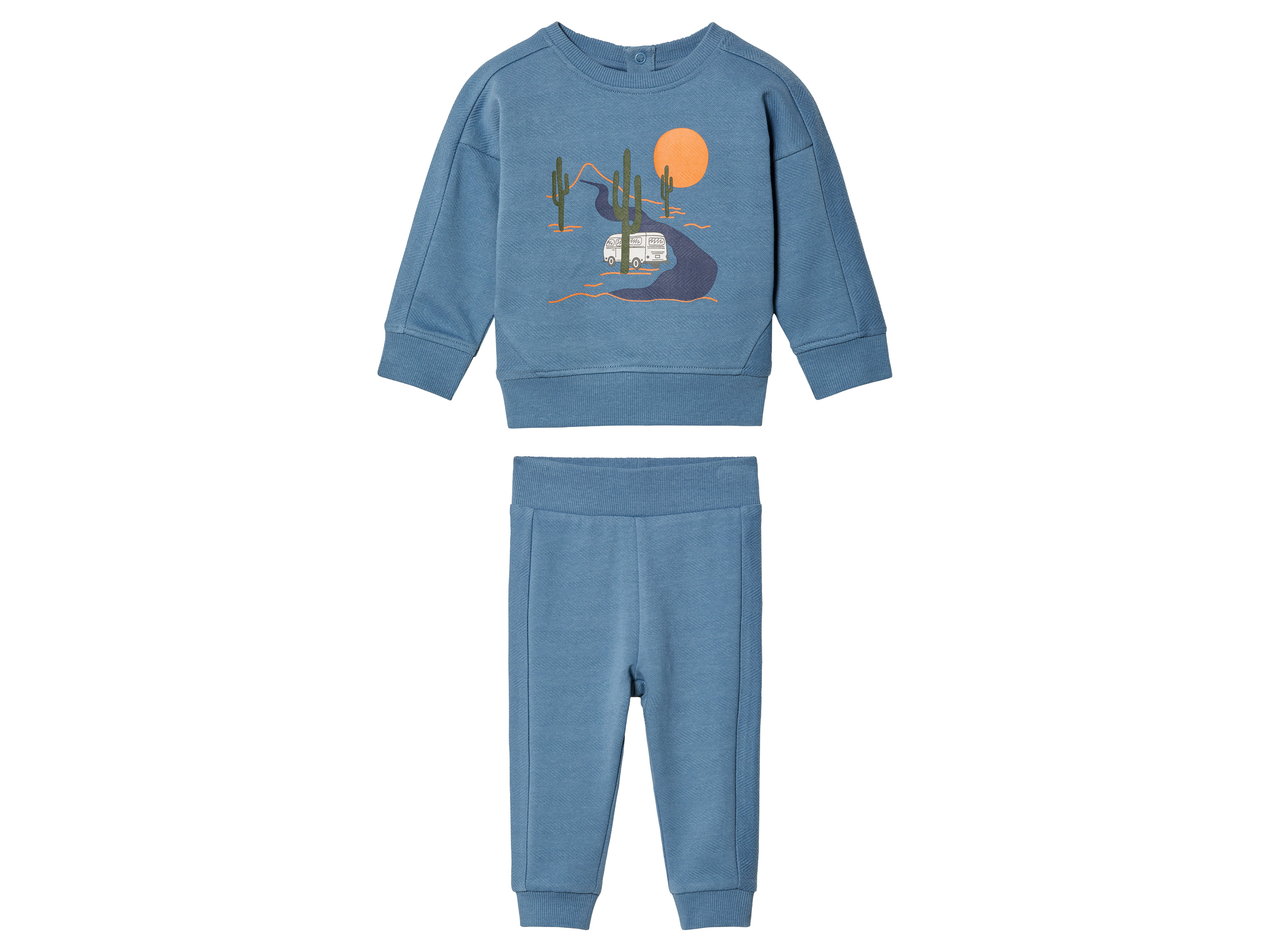 lupilu Baby joggingpak (62-68, Blauw)