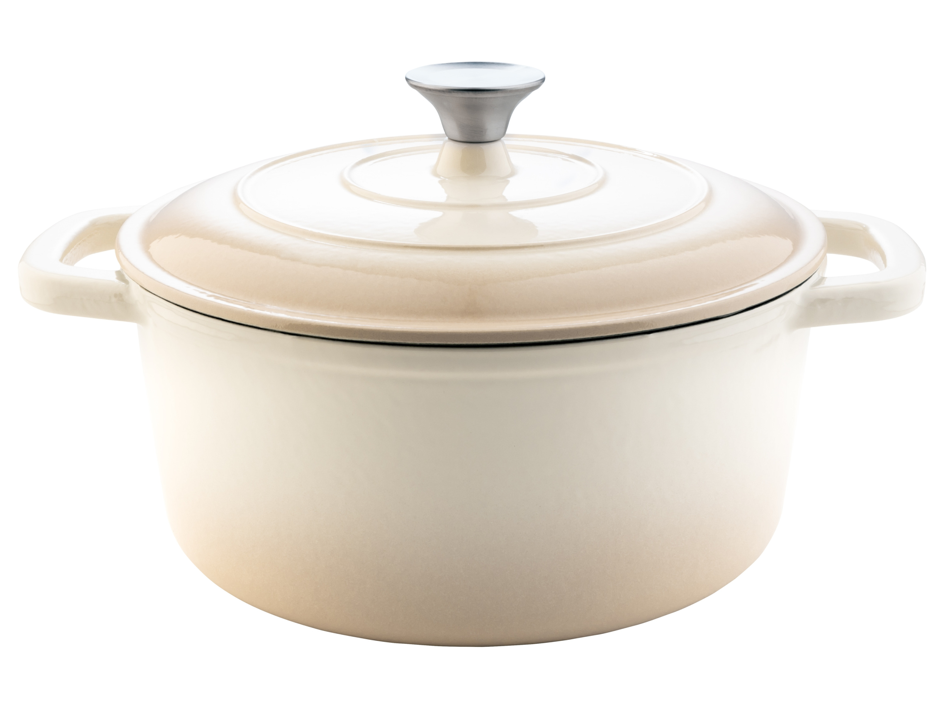 LIVARNO home Gietijzeren pan, 4 l (Beige)