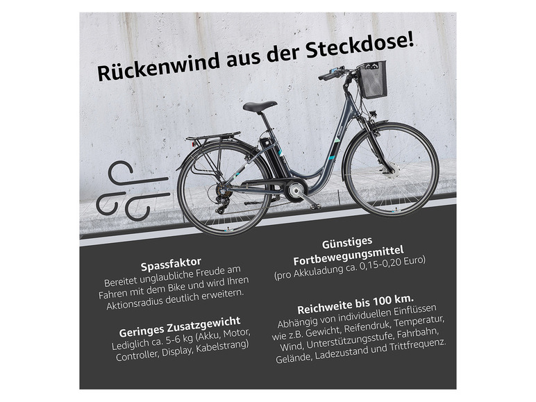 Ga naar volledige schermweergave: TELEFUNKEN E-bike City RC822 multitalent 28" - afbeelding 9