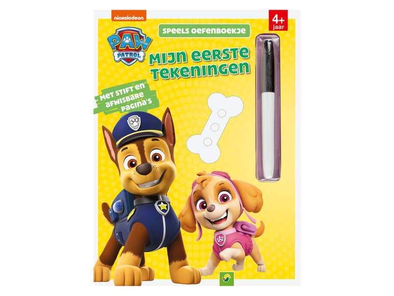 Educatieve spelletjesboeken (Paw Patrol Eerste tekening)