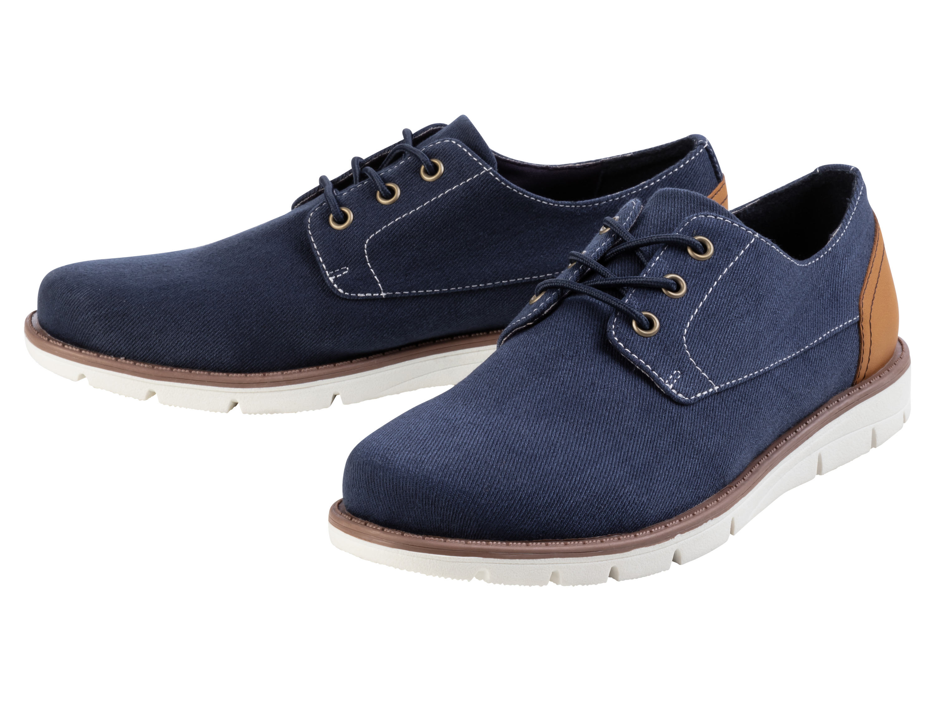 LIVERGY Heren vrijetijdsschoenen (41, Blauw/bruin)