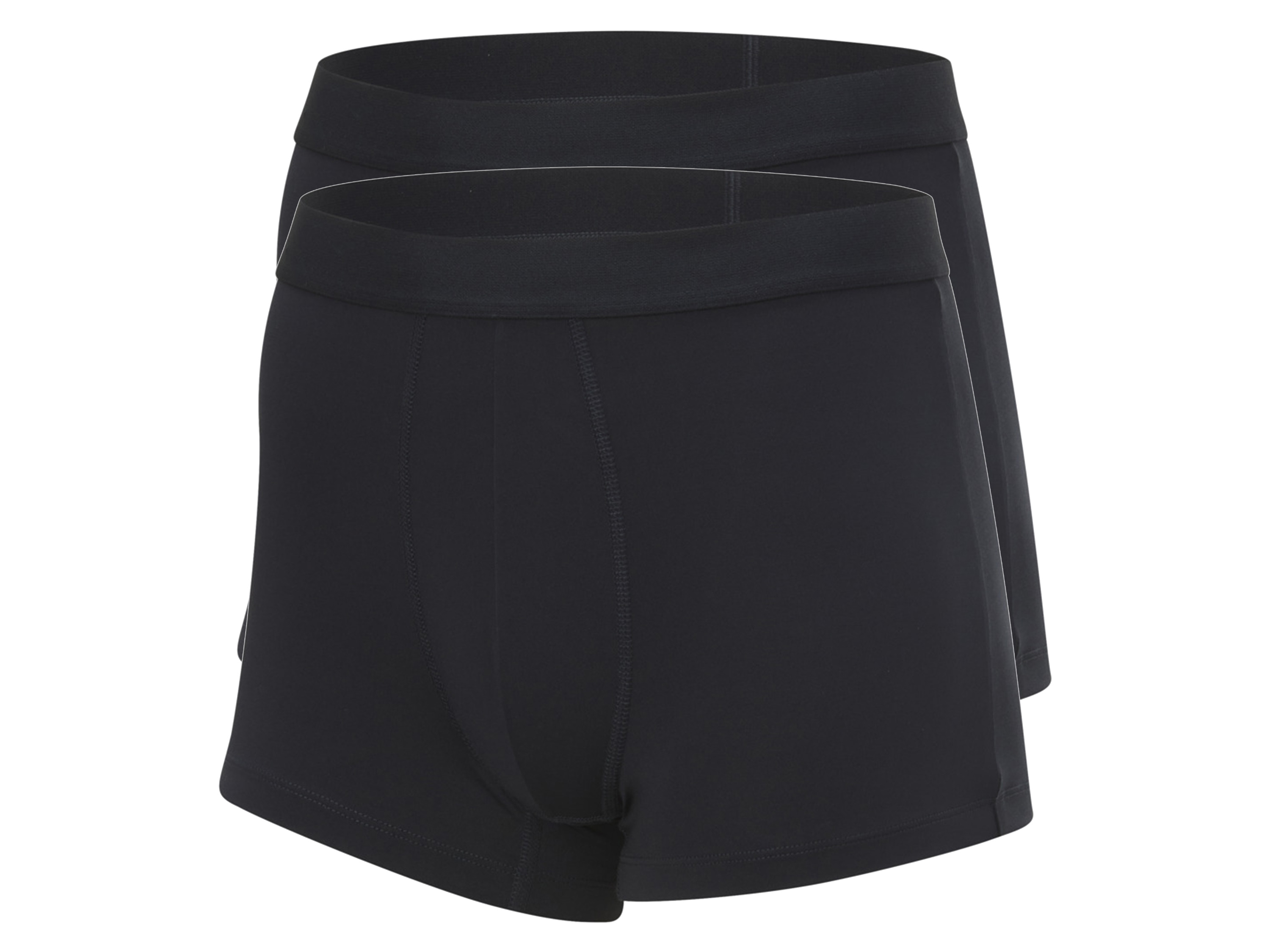 CRIVIT 2 heren boxers (XL, Zwart)