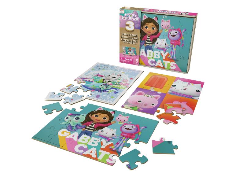 Ga naar volledige schermweergave: Spinmaster 3-in-1 houten puzzel voor kinderen - afbeelding 4