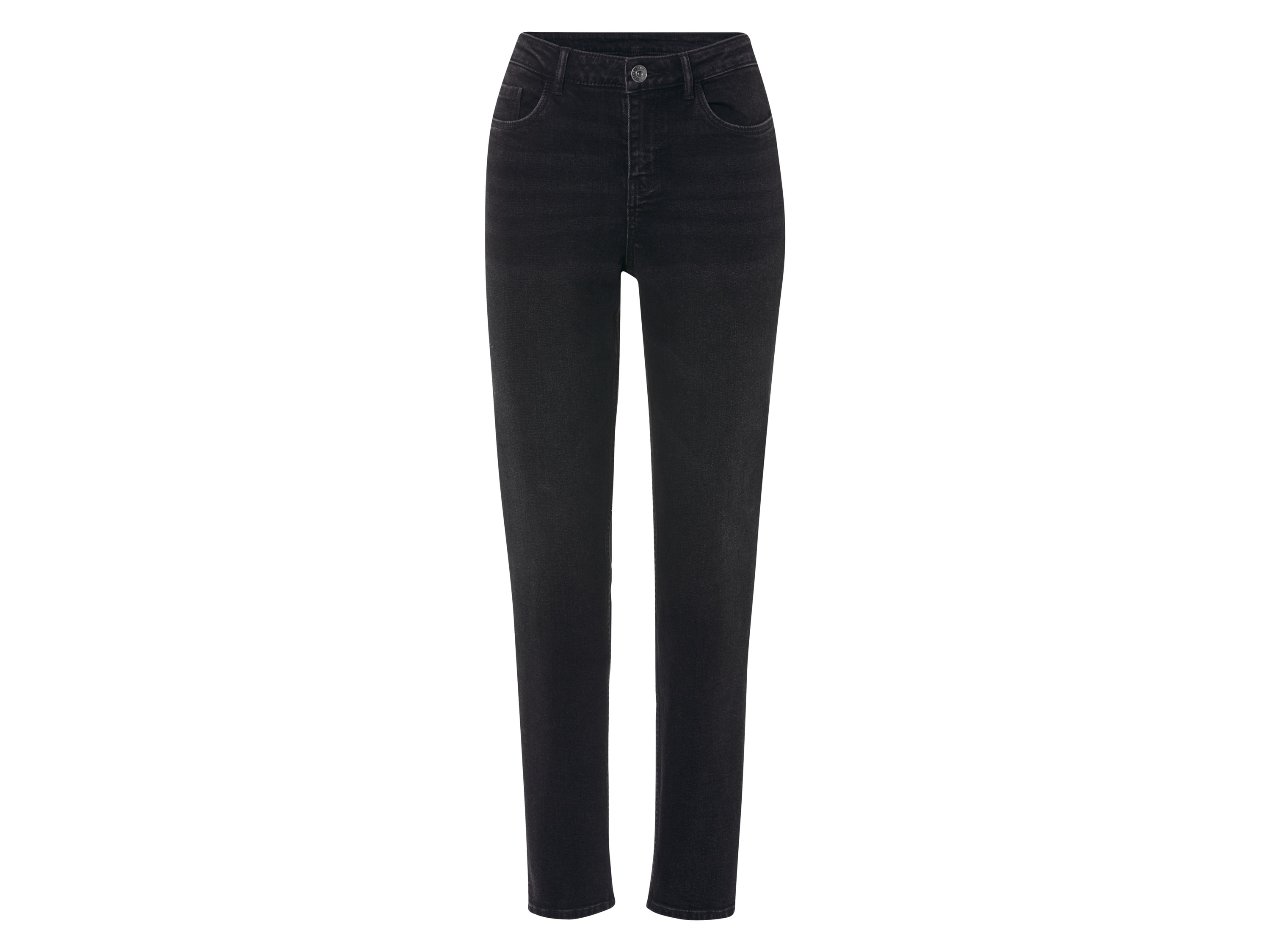 esmara Dames jeans - Straight Fit (Zwart, 34)