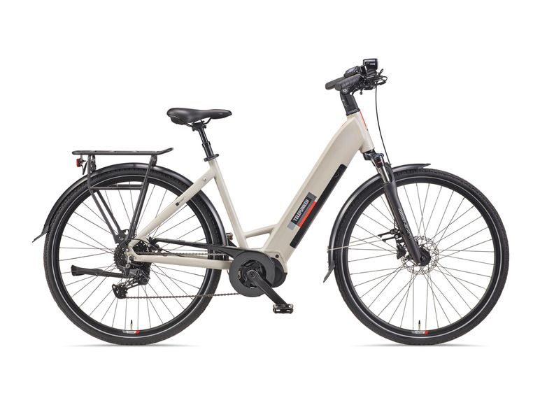 Ga naar volledige schermweergave: TELEFUNKEN E-bike City multitalent RC680 wit 28" - afbeelding 1