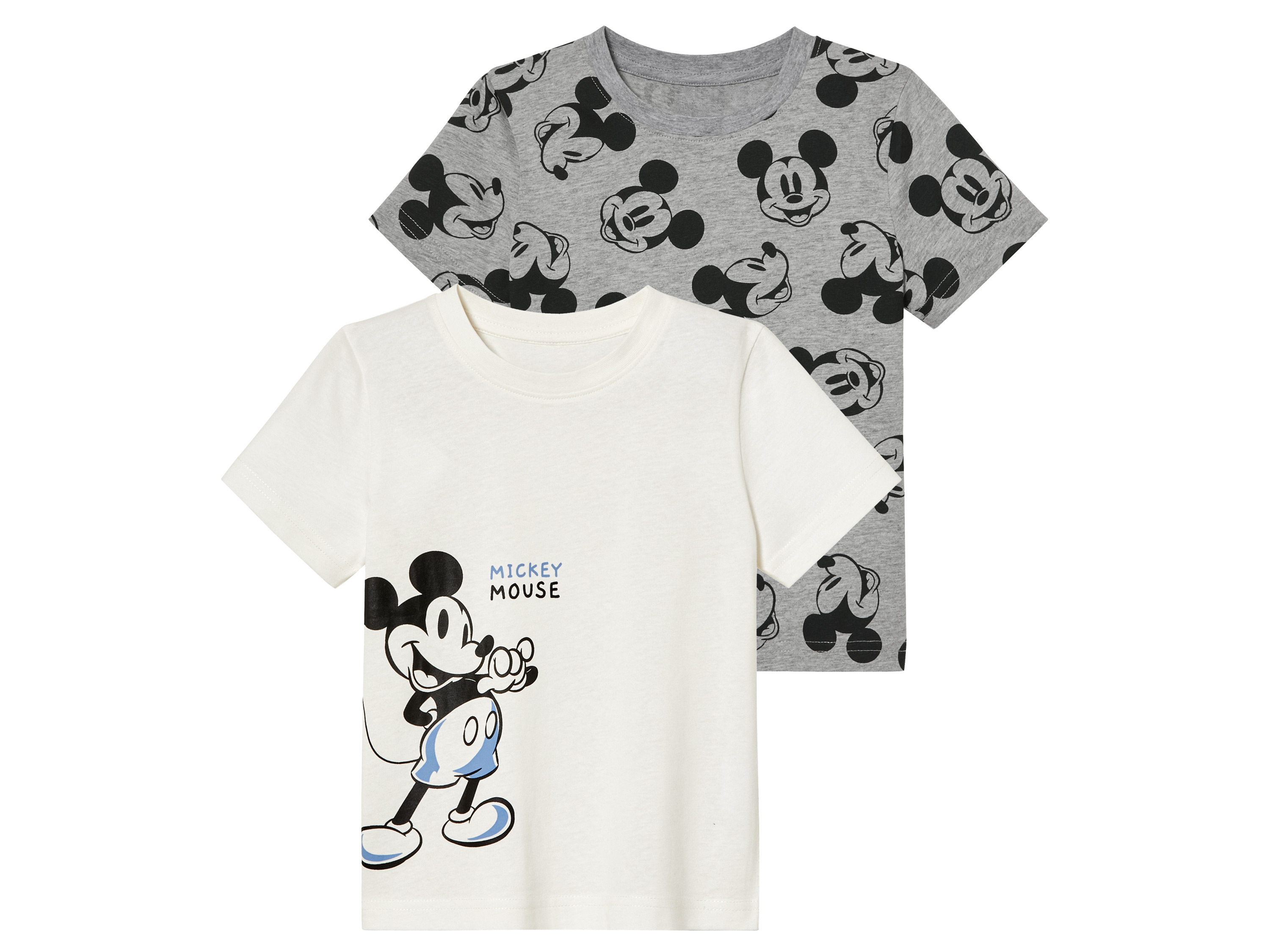 2 kinder T-shirts (Mickey Mouse, 110/116)