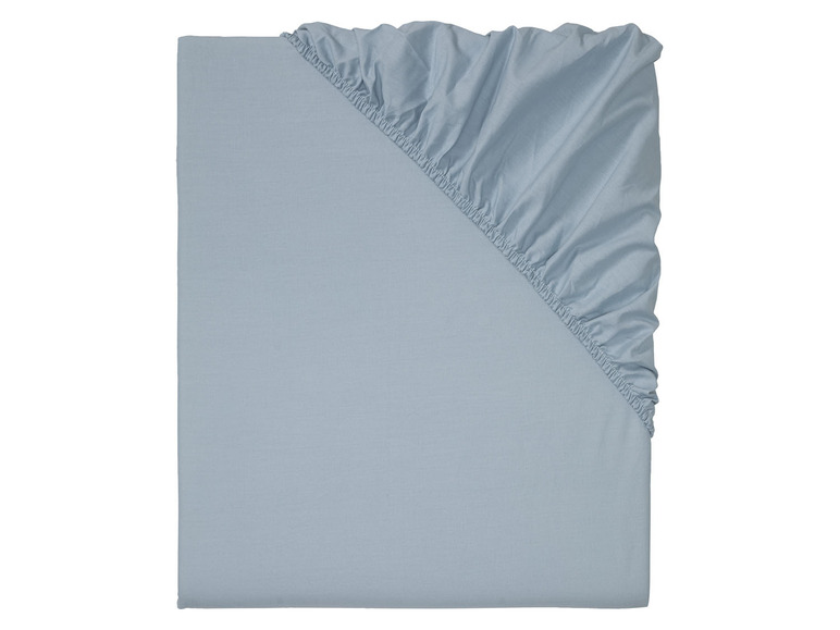 LIVARNO home Renforcé hoeslaken 90-100 x 200 cm (Blauw)