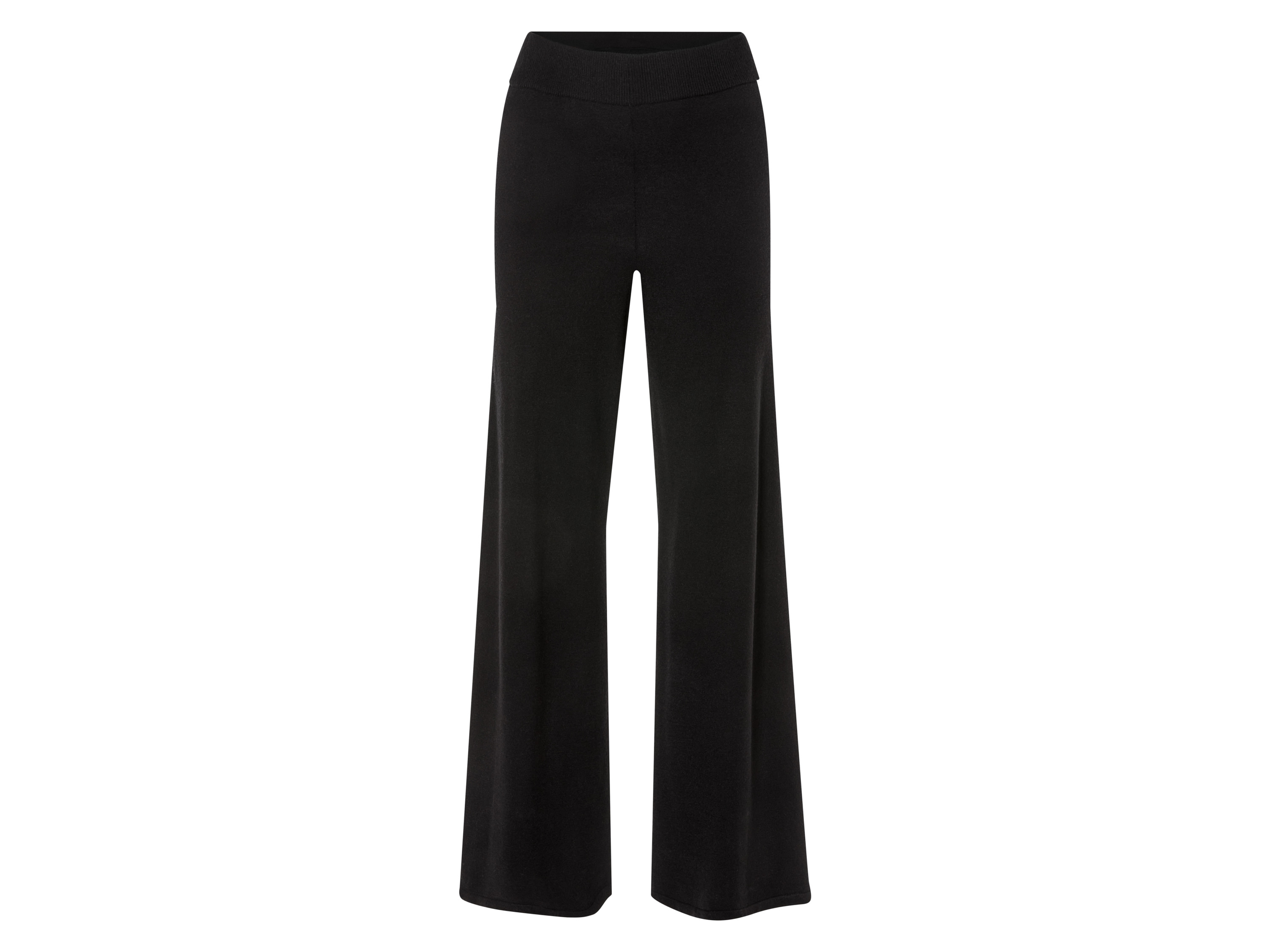 esmara Dames fijne gebreide broek (XS (32/34), Zwart)