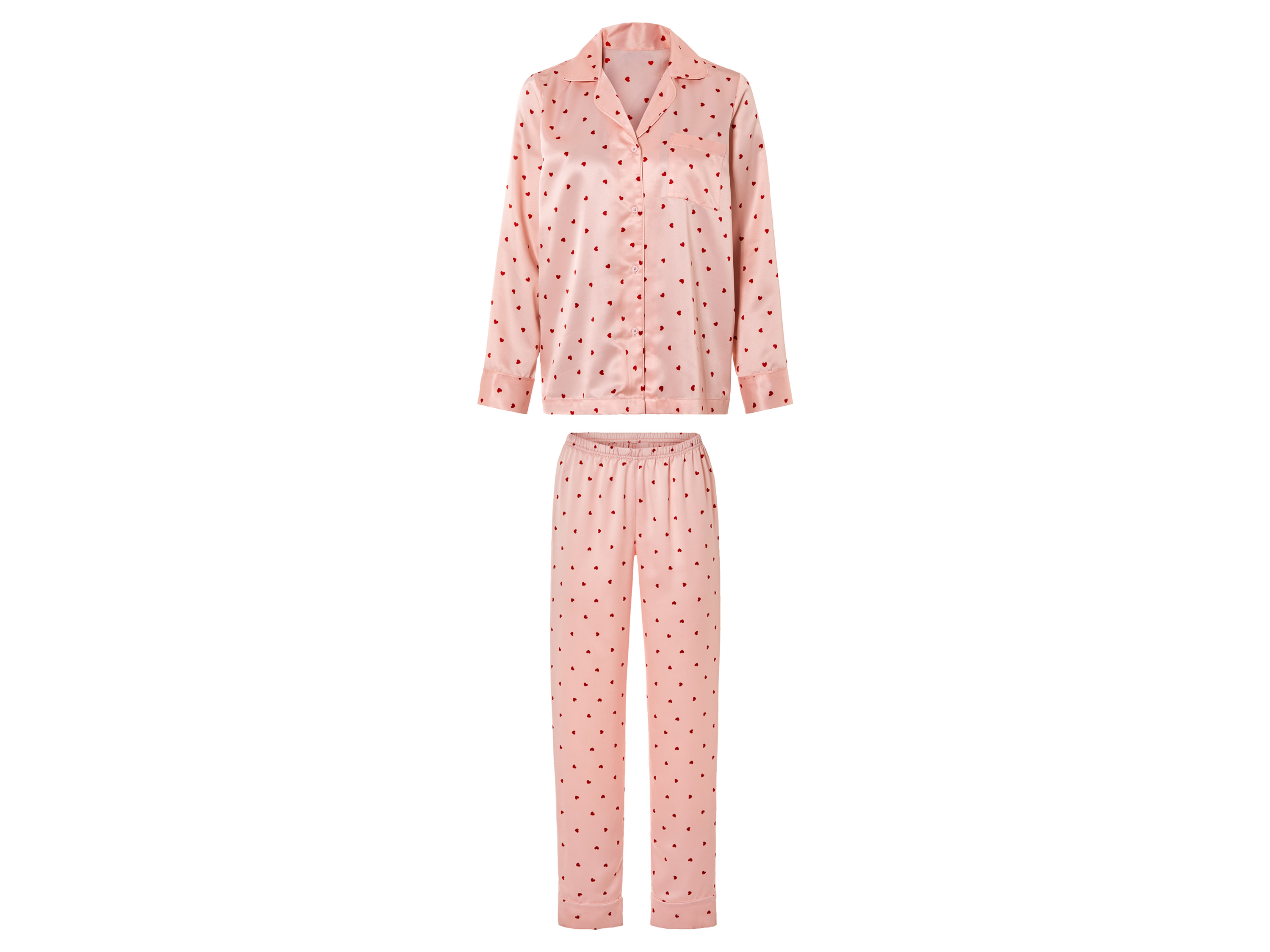 esmara Dames pyjama (L (44-46), Lichtroze)