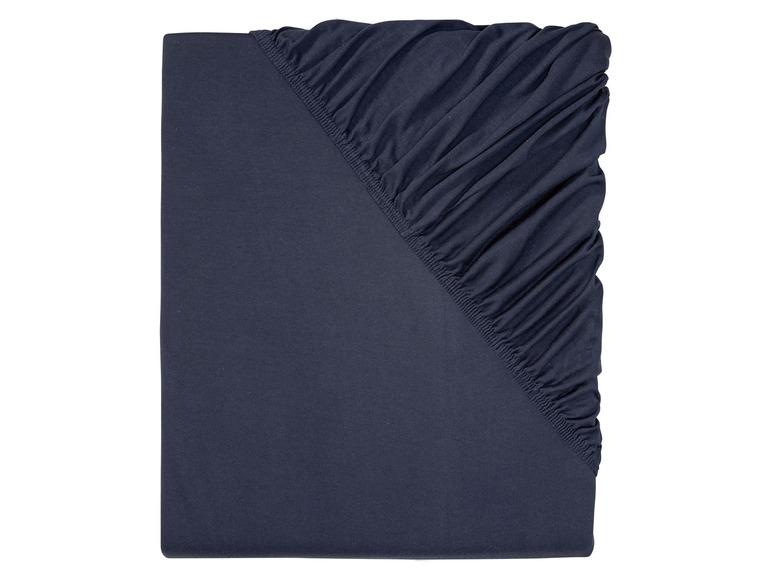 LIVARNO home Jersey hoeslaken 140-160 x 200 cm (Blauw)