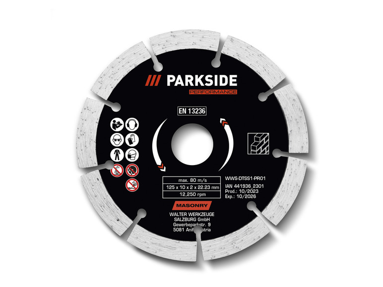 Ga naar volledige schermweergave: PARKSIDE PERFORMANCE® Diamand slijpschijf - afbeelding 1