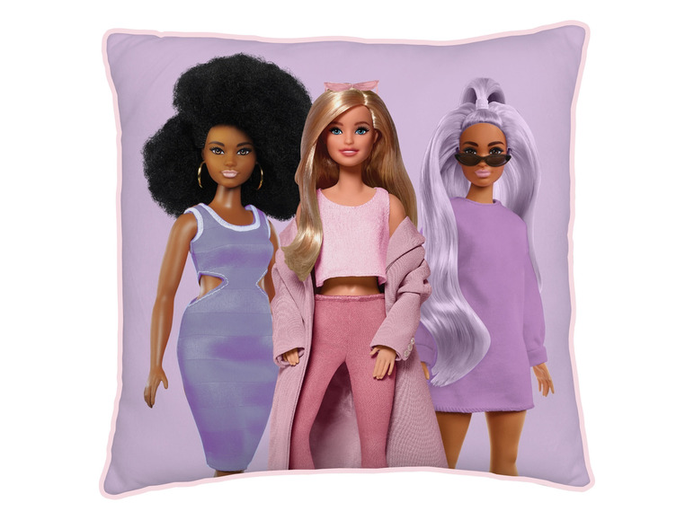 Ga naar volledige schermweergave: Barbie Kinder fleece deken met kussen 100 x 150 cm - afbeelding 5