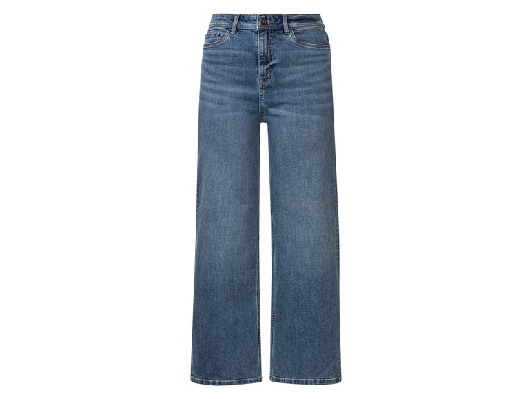 esmara Dames jeans wide leg (38, Blauw)