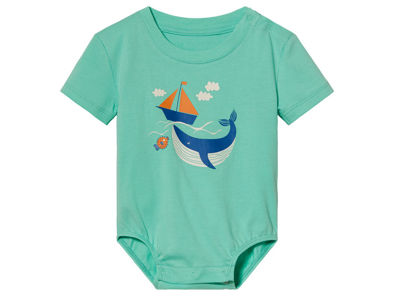 lupilu Baby T-shirt (62/68, Turquoise)