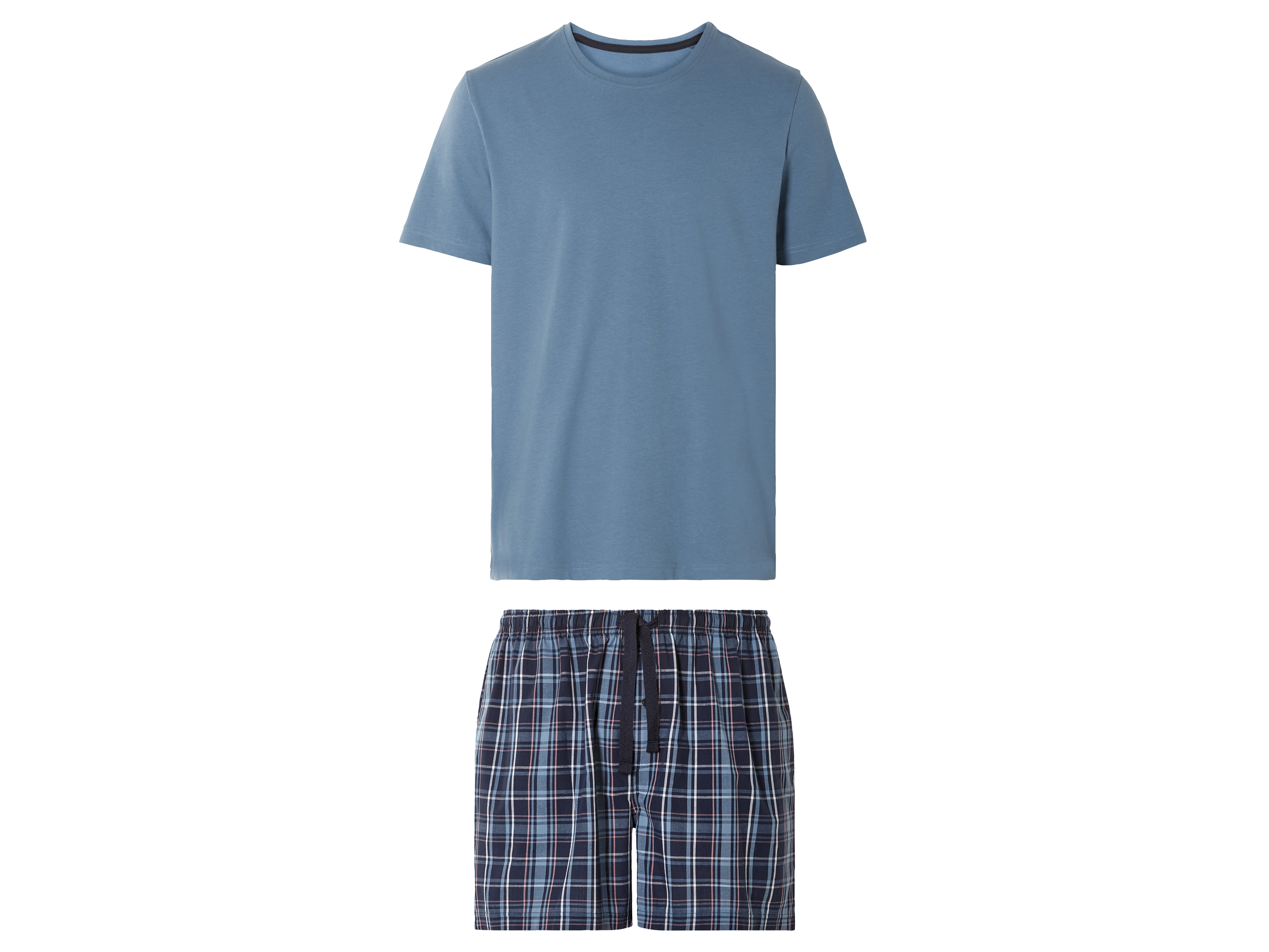 LIVERGY Heren pyjama (M (48/50), Blauw)