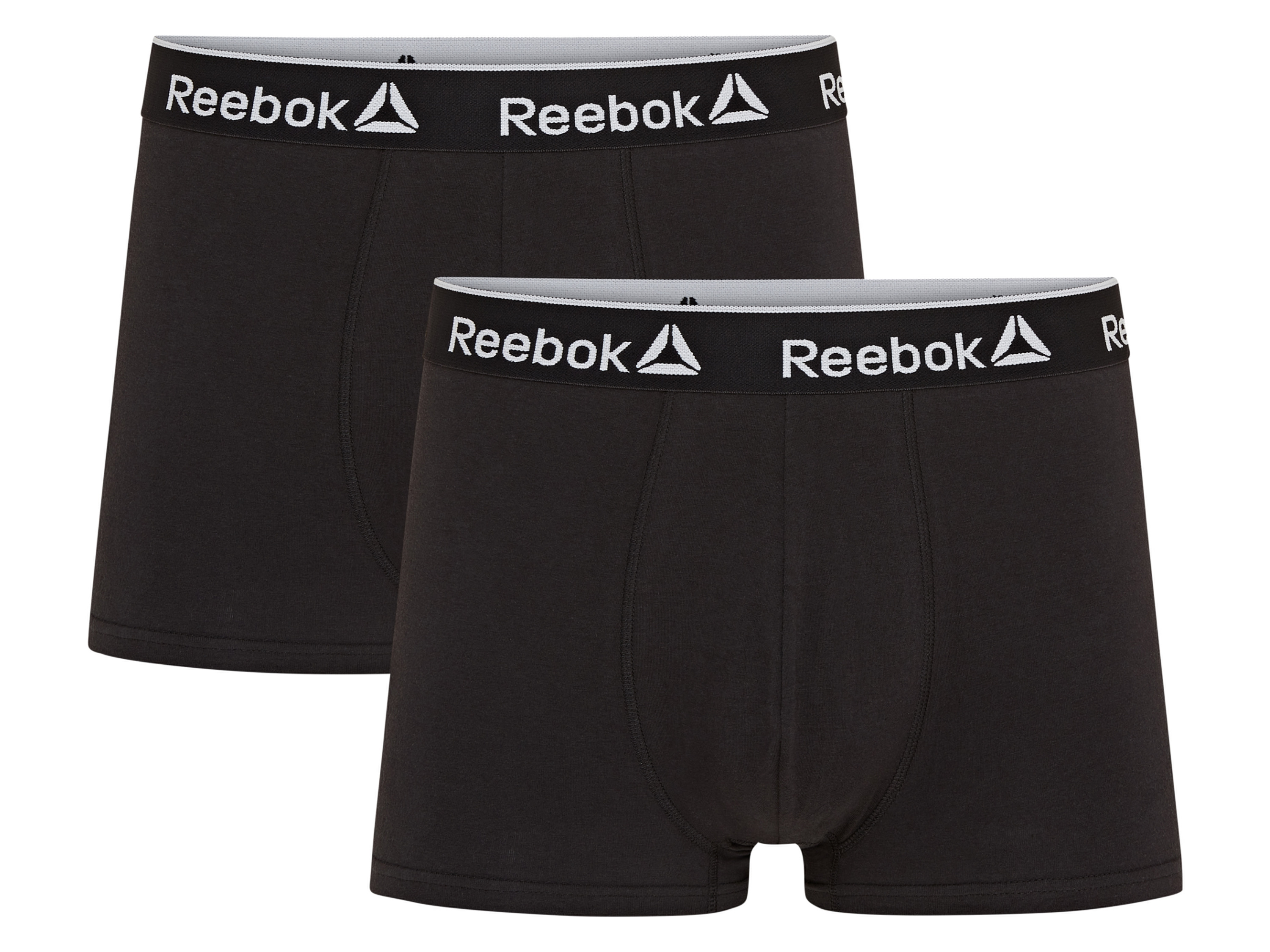 Reebok 2 heren boxers (Zwart, L)