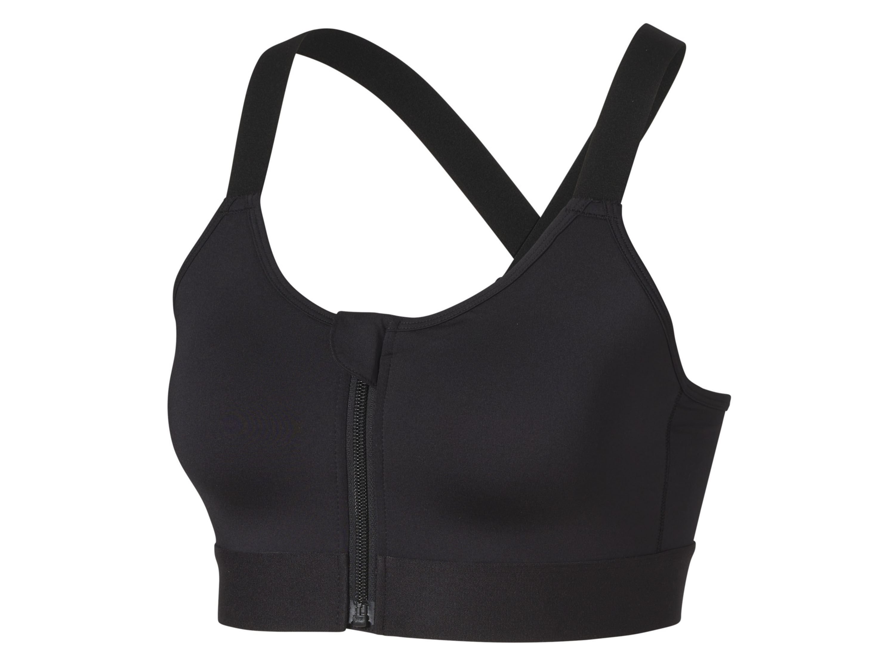 CRIVIT Dames sportbeha (XL, Zwart)