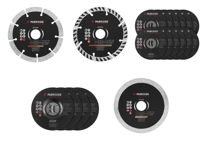 Ga naar volledige schermweergave: PARKSIDE PERFORMANCE® Accessoires voor haakse slijpers 125 mm - afbeelding 1