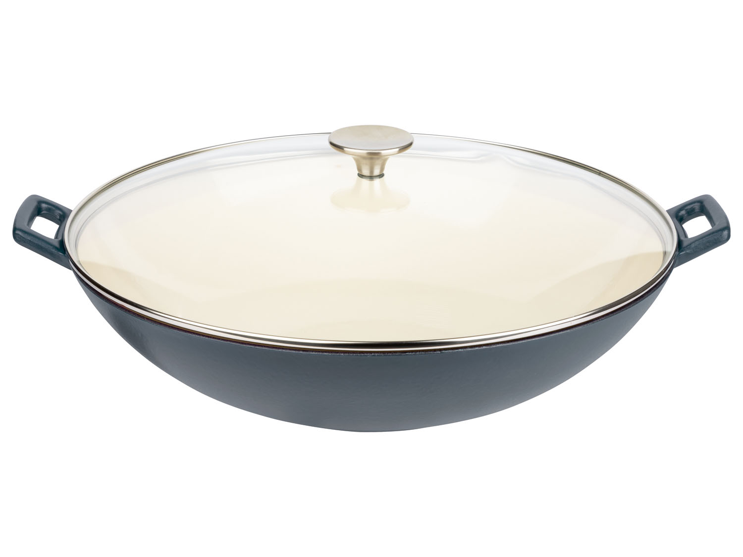 GSW Gietijzeren wok, Ø 36 cm (Blauw)