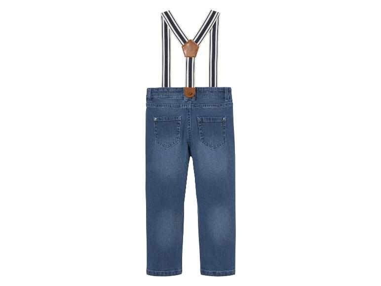 Ga naar volledige schermweergave: lupilu® Jongens Jeans Slim Fit met Bretels - afbeelding 3