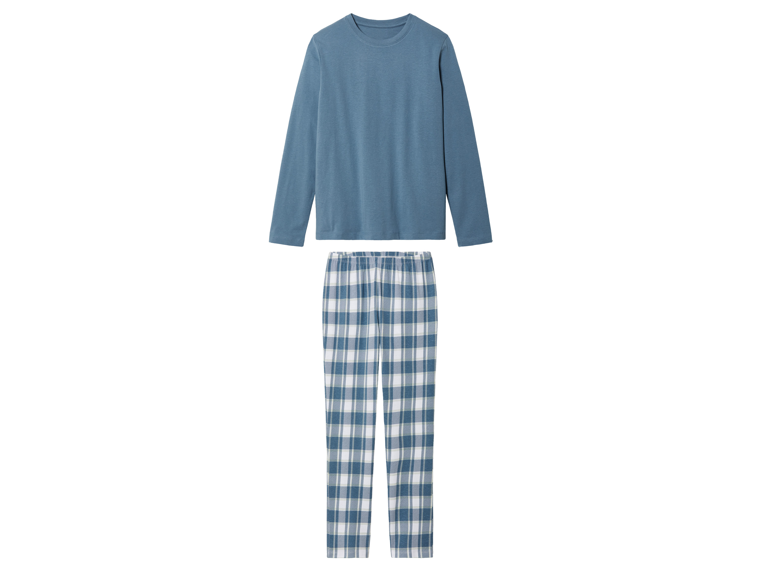 pepperts! Kinderpyjama (158/164, Blauw/geruit)