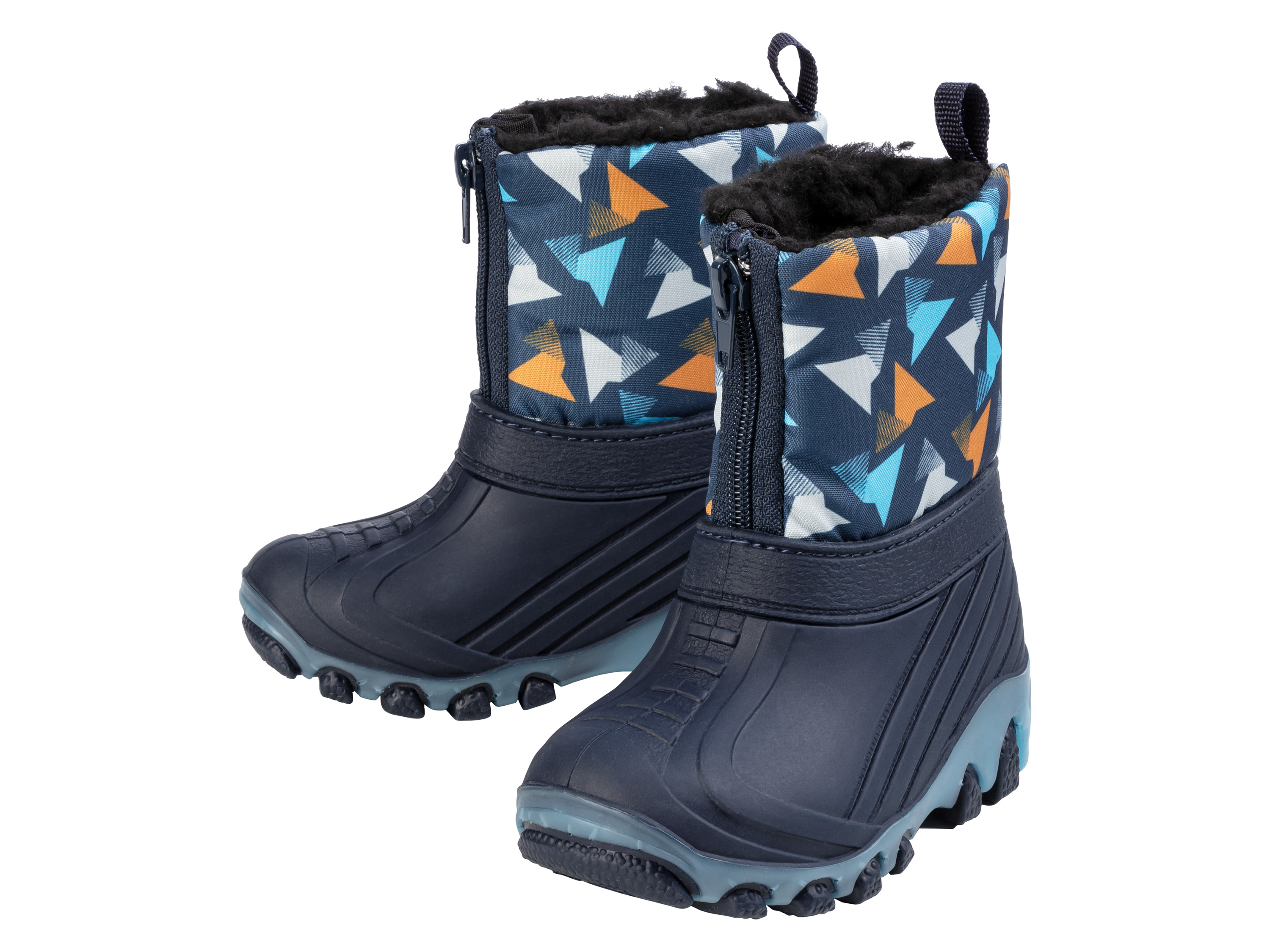 lupilu Kinder snowboots met LED-verlichting (24, Marineblauw)