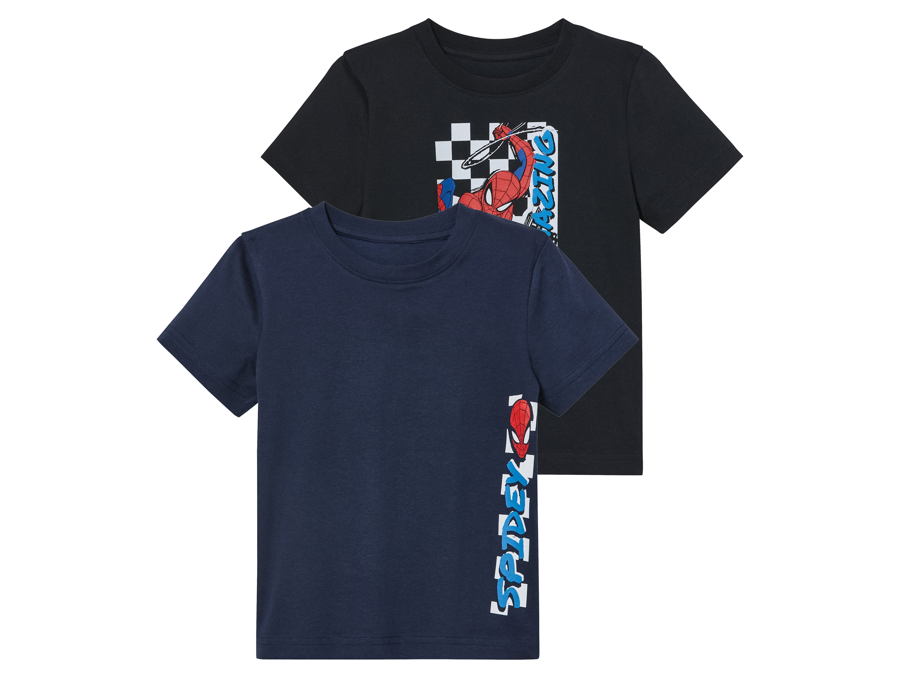 2 kinder T-shirts (Spiderman, 122/128)