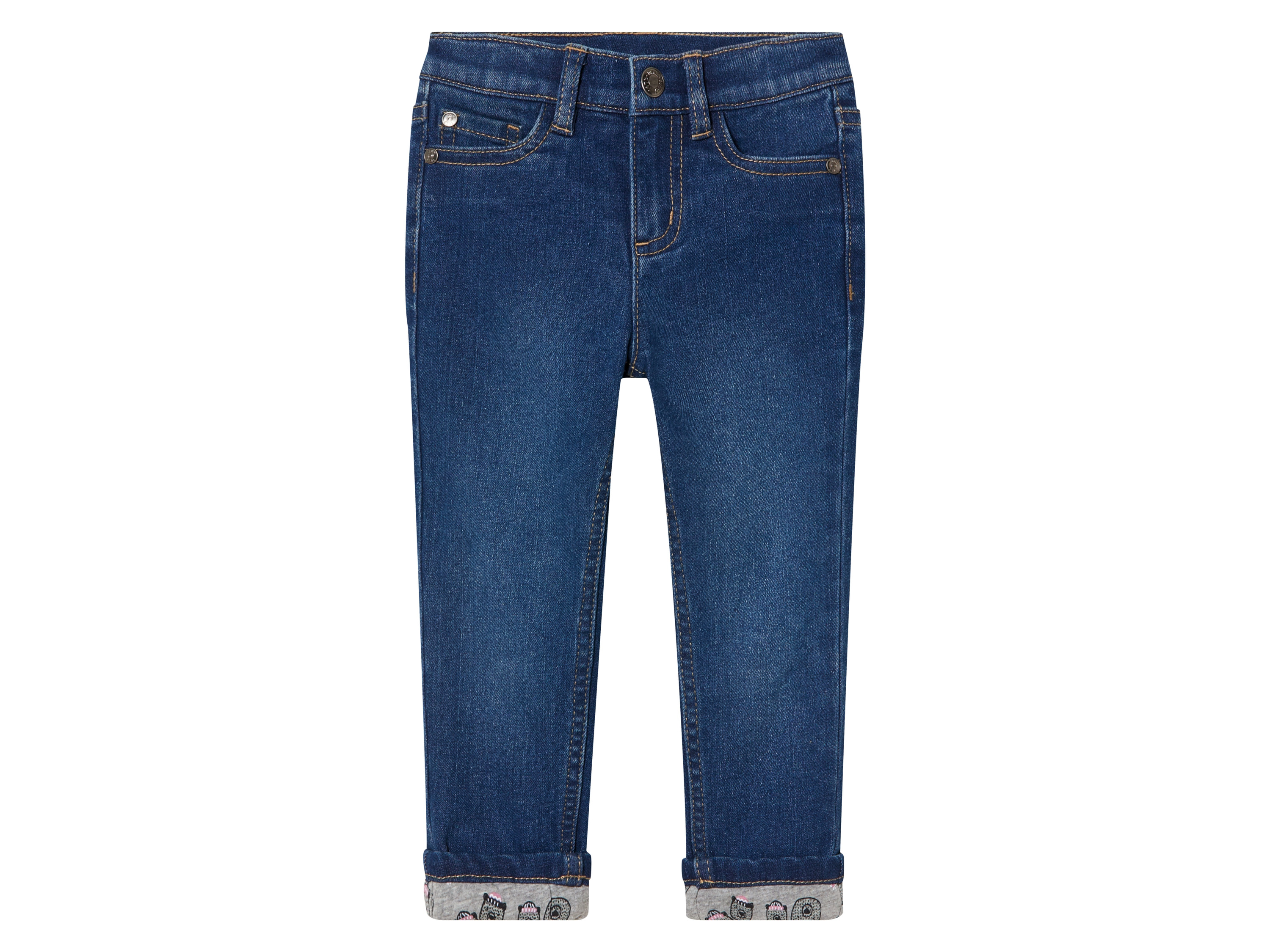 lupilu Baby jeans - Skinny Fit (128, Blauw)