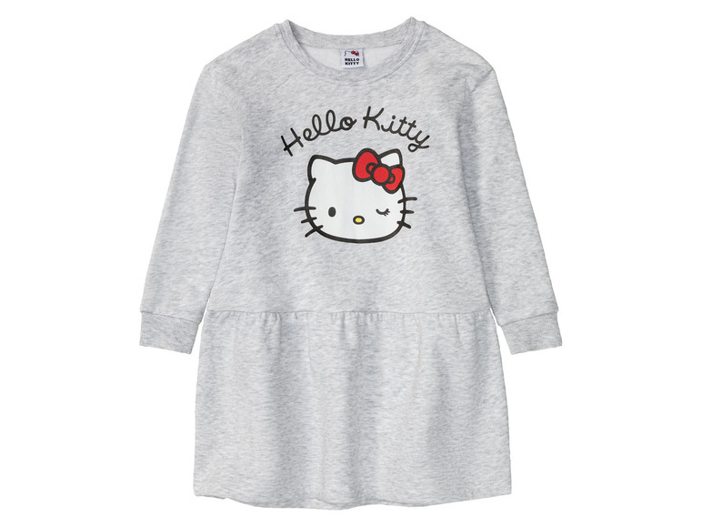 Meisjessweatjurk, met print (122/128, Hello Kitty)
