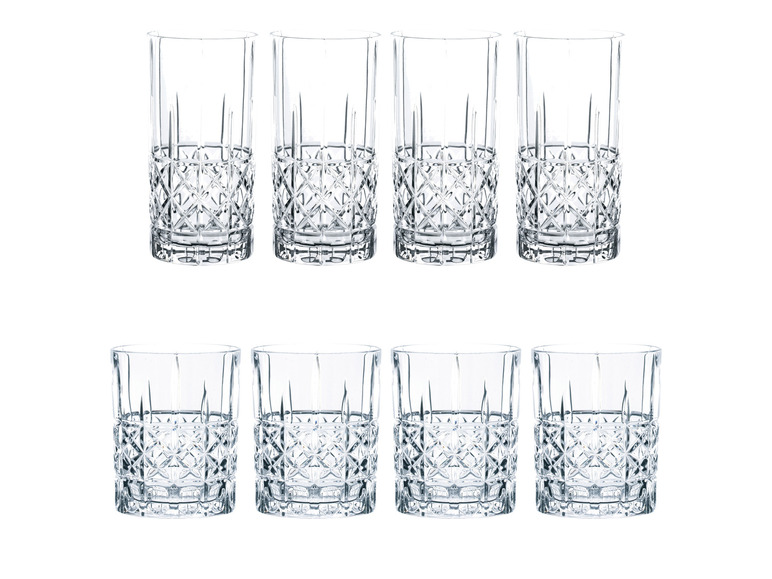 Ga naar volledige schermweergave: SPIEGELAU 4 whiskyglazen of 4 long drink glazen - afbeelding 1