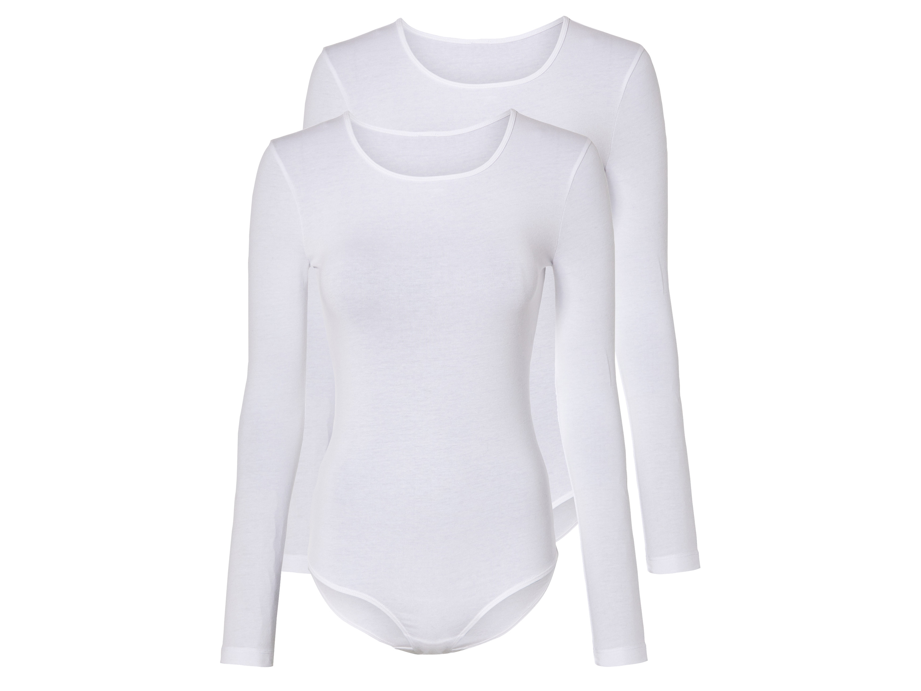 esmara 2 dames body&apos;s (M (40/42), Wit)