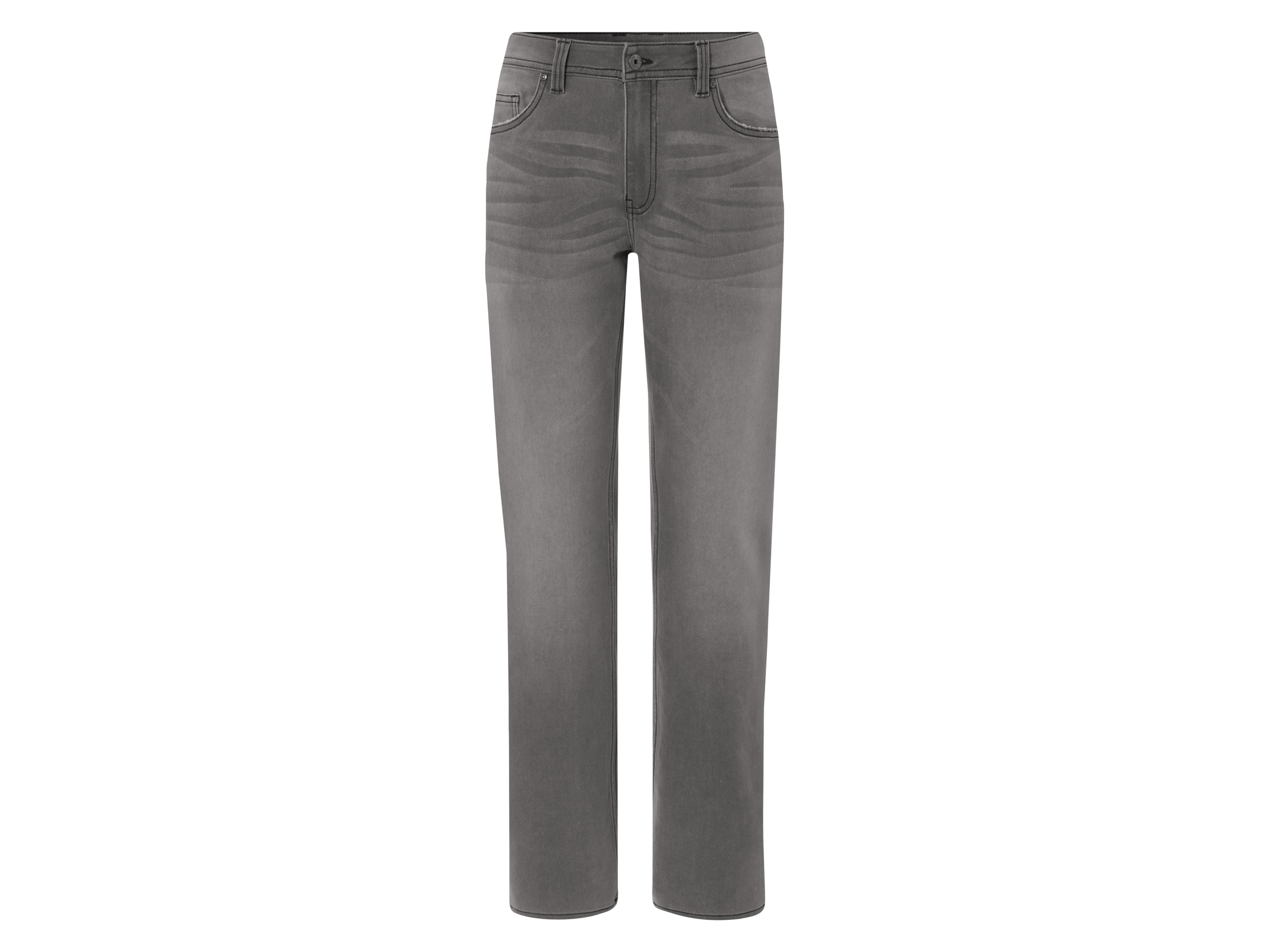 LIVERGY Heren sweatjeans (Grijs, 52)