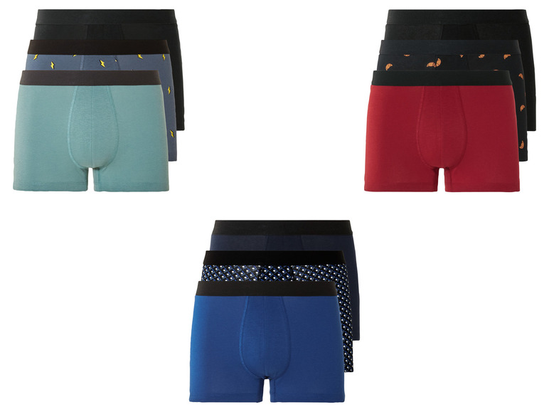 Ga naar volledige schermweergave: LIVERGY® 3 heren boxers - afbeelding 1