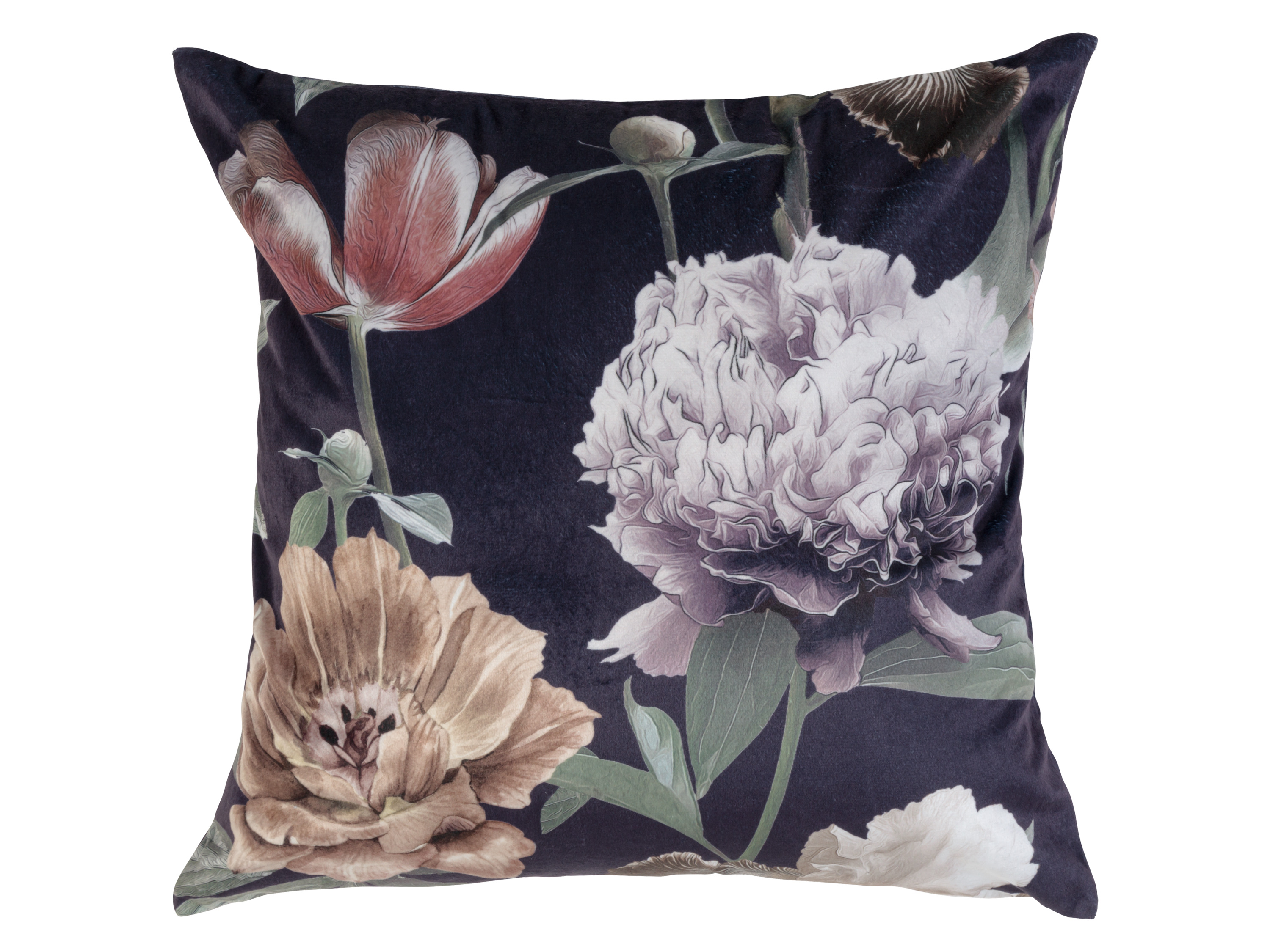 LIVARNO home Kussenhoes 40 x 40 cm (Lila/bloemen)