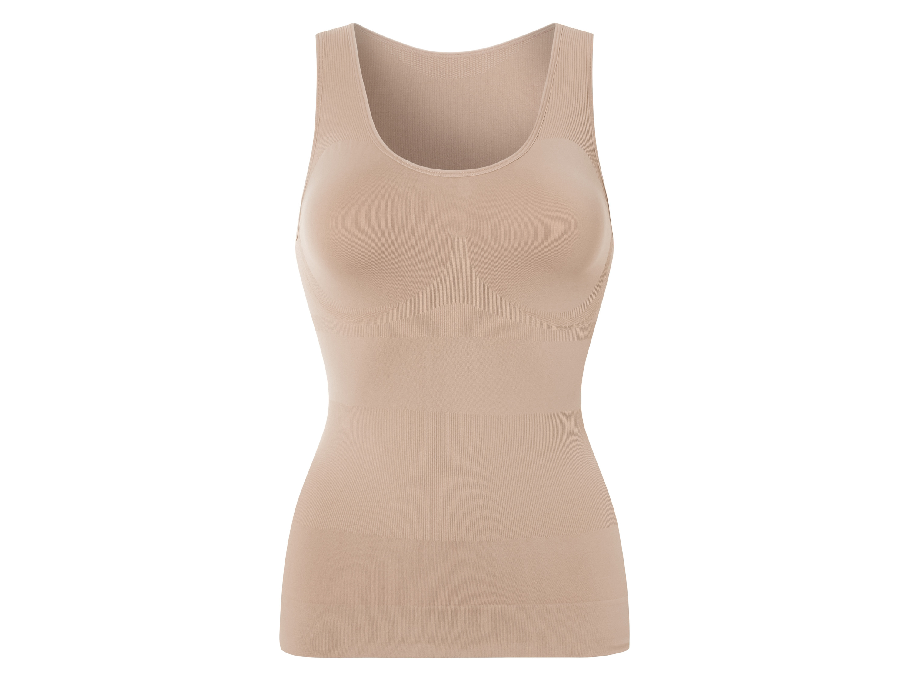 esmara Dames Soft-Shaping top (L (44-46), Beige)