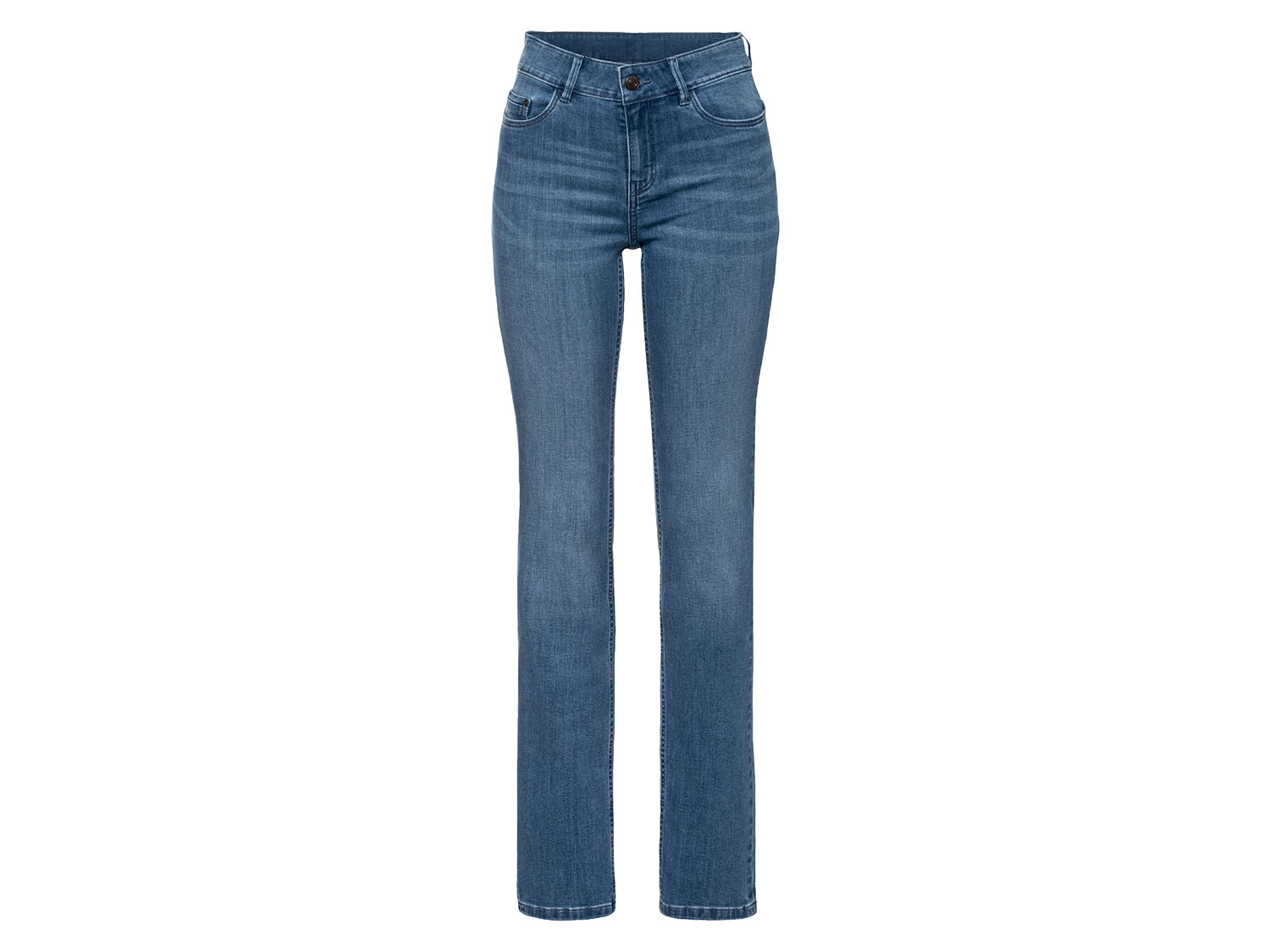 esmara Dames jeans - Straight fit (Donkerblauw, 36, lang)