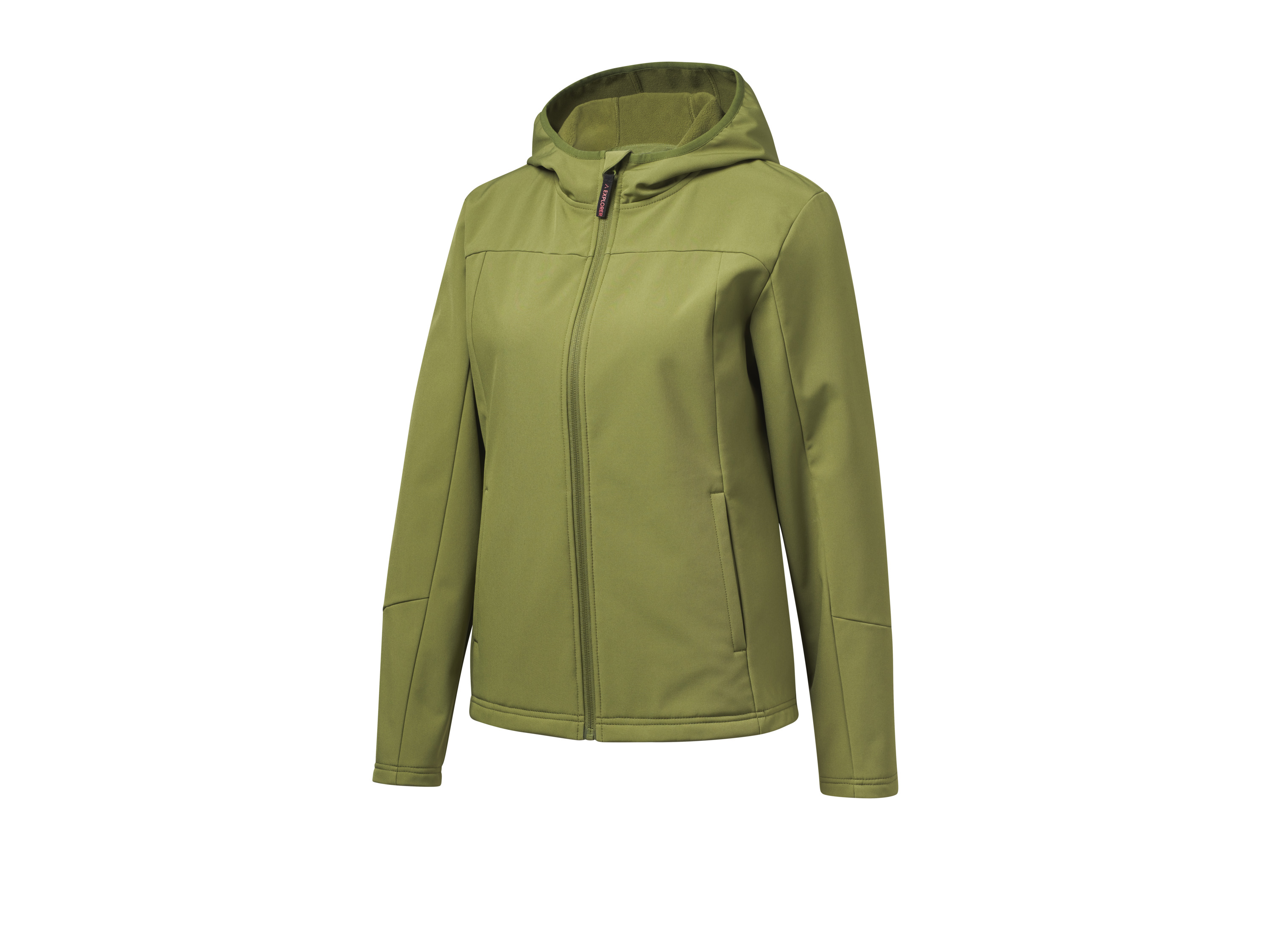 CRIVIT Dames thermo softshelljas (XS (32/34), Groen)