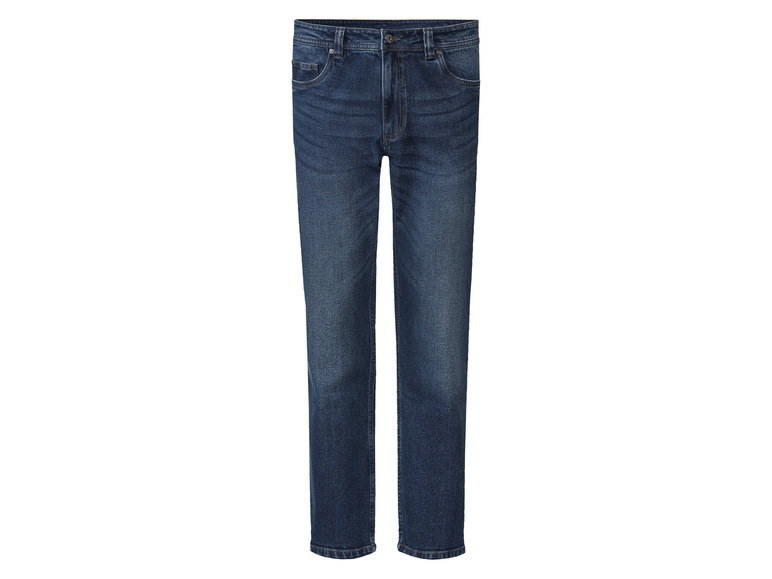 Heren jeans straight fit (48 (32/32), Blauw)