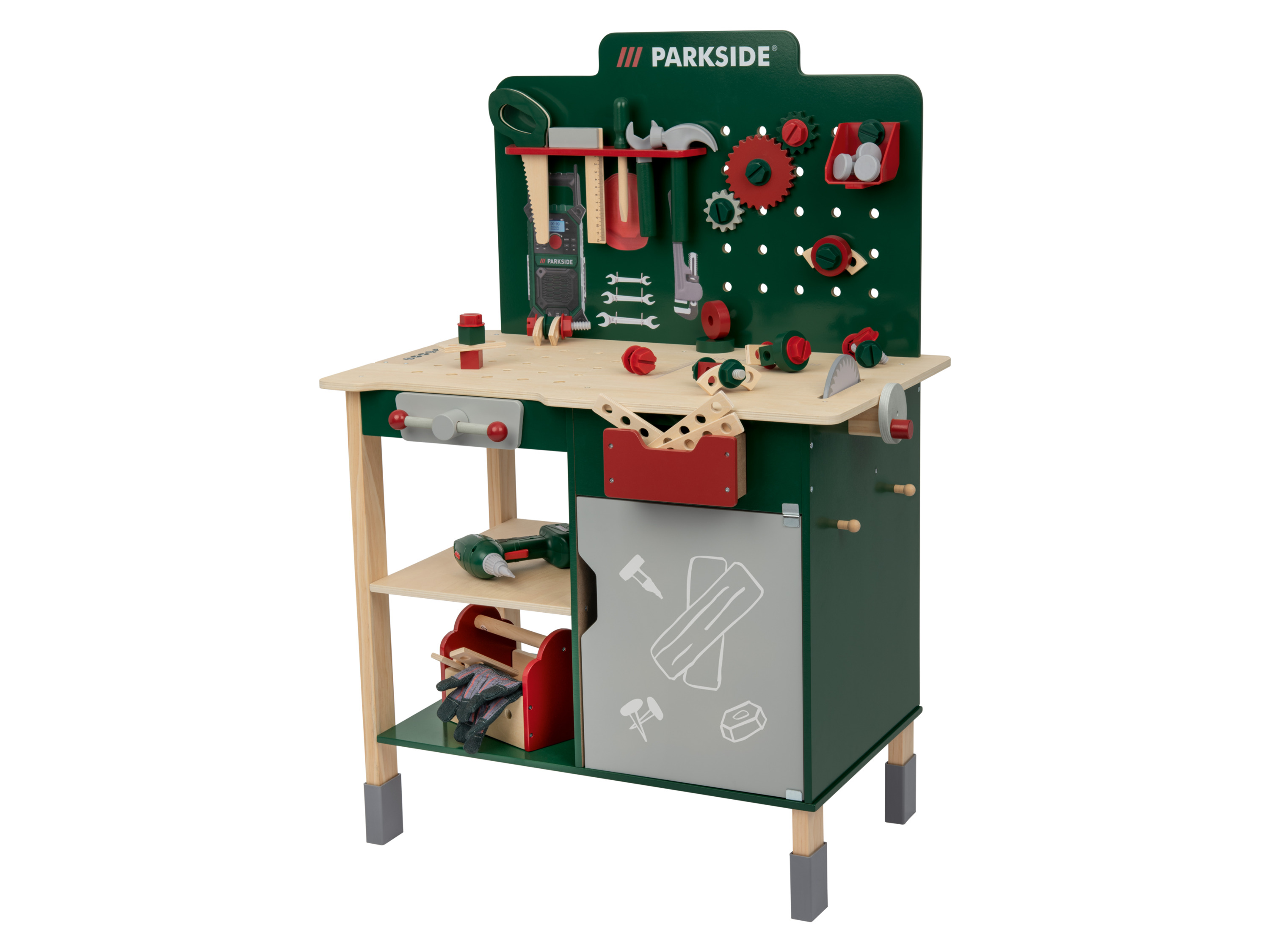 Playtive Houten speelgoedwerkbank