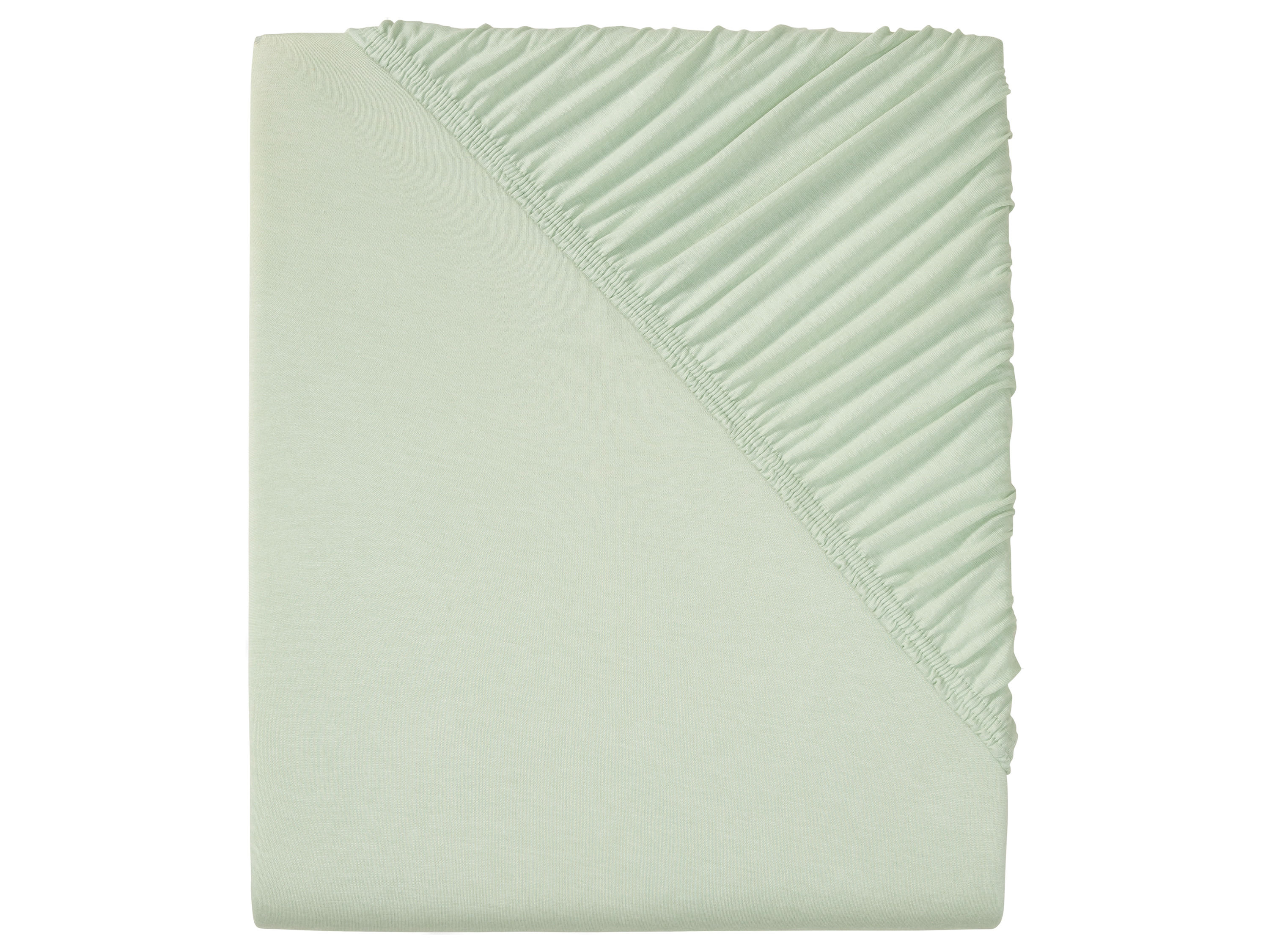 LIVARNO home Jersey hoeslaken 180-200 x 200 x 25 cm (Groen)