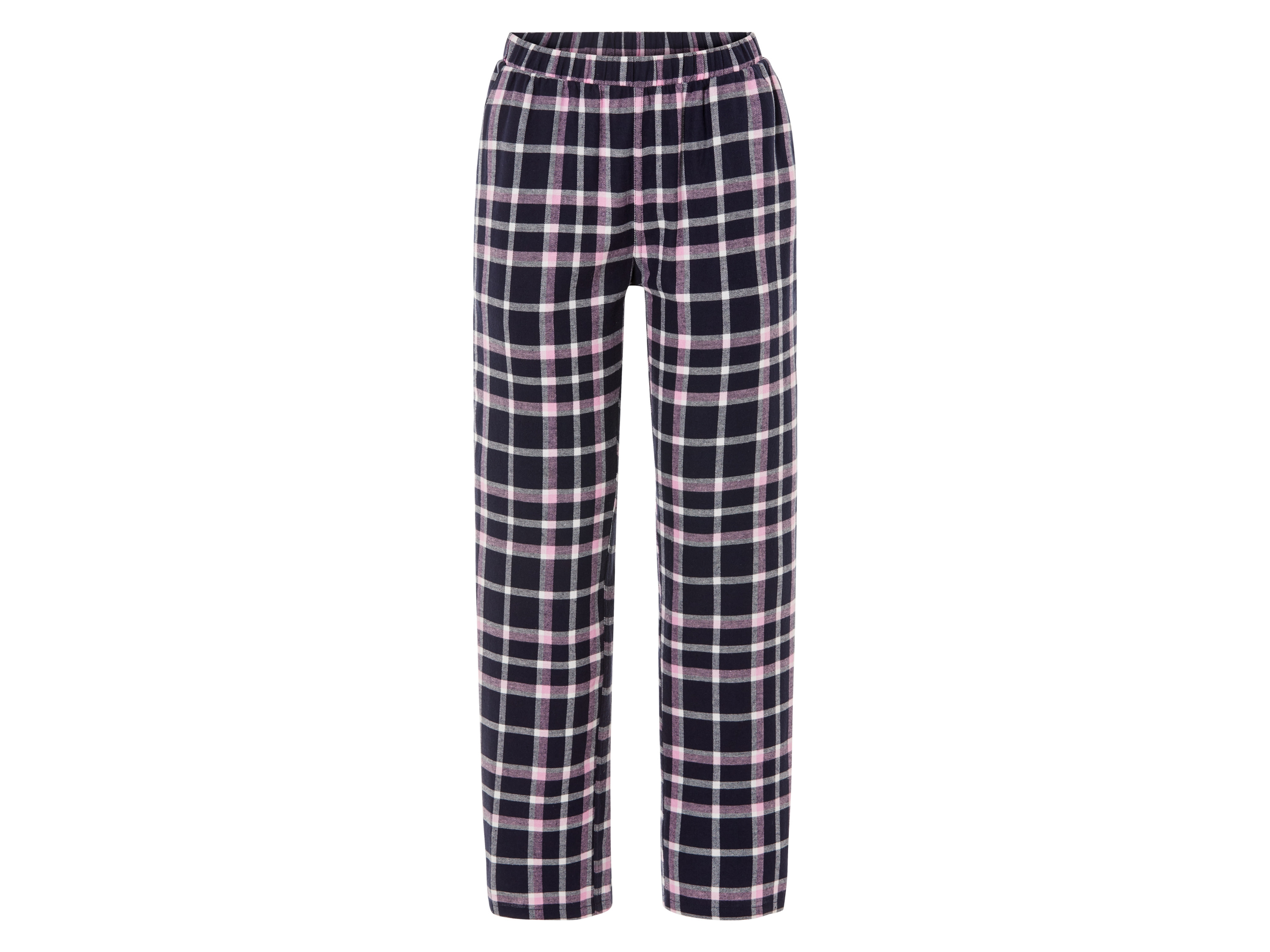 esmara Dames pyjamabroek (S (36-38), Donkerroze/blauw)