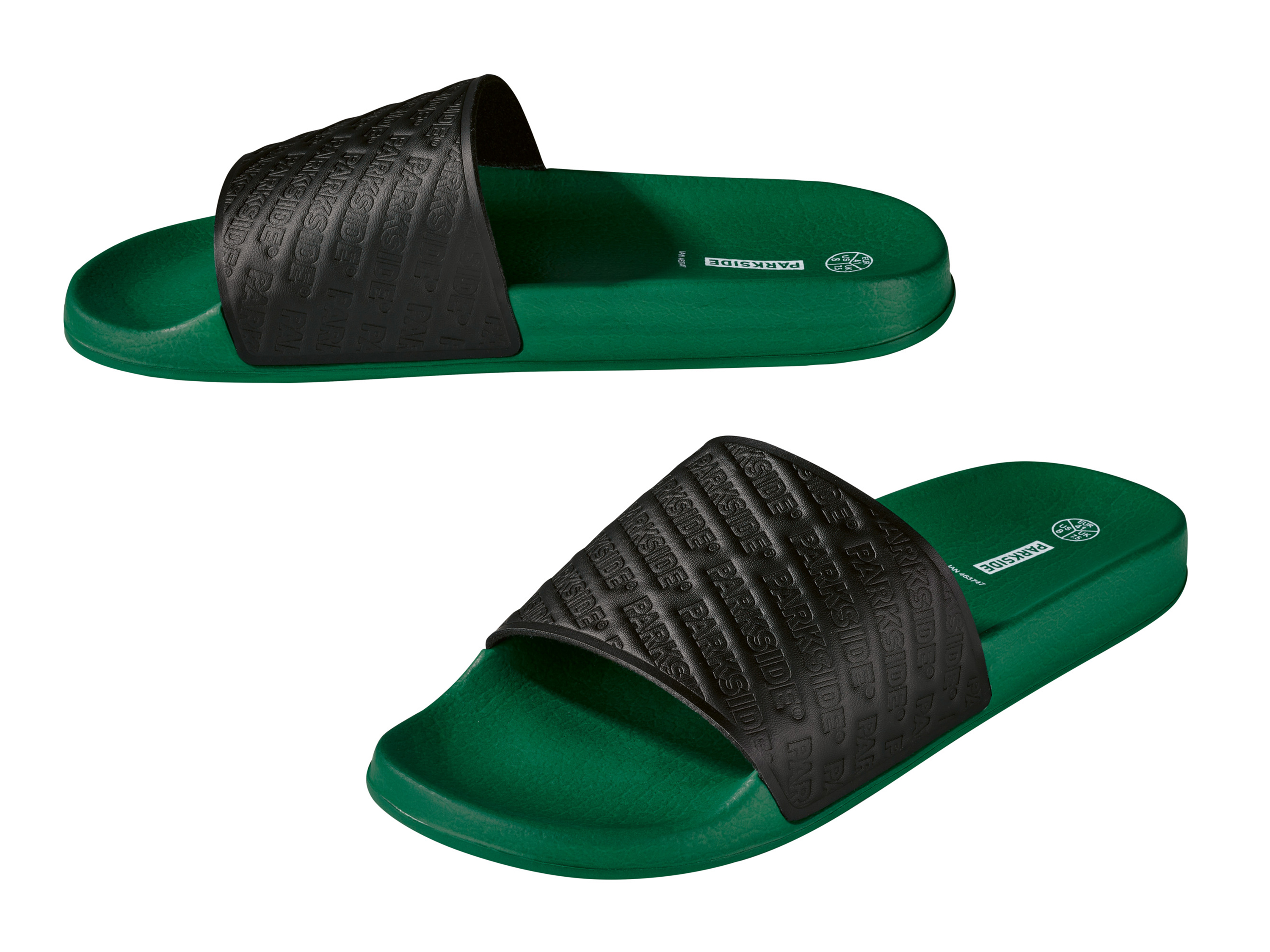 PARKSIDE Heren badslippers (45, Groen)