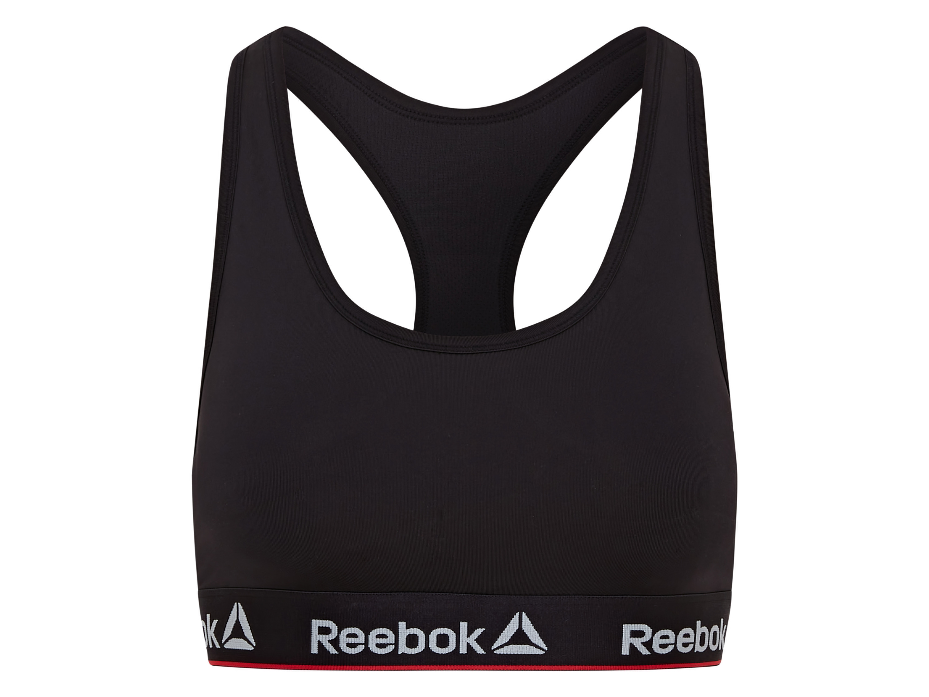 Reebok Dames sport-BH (S, Zwart)