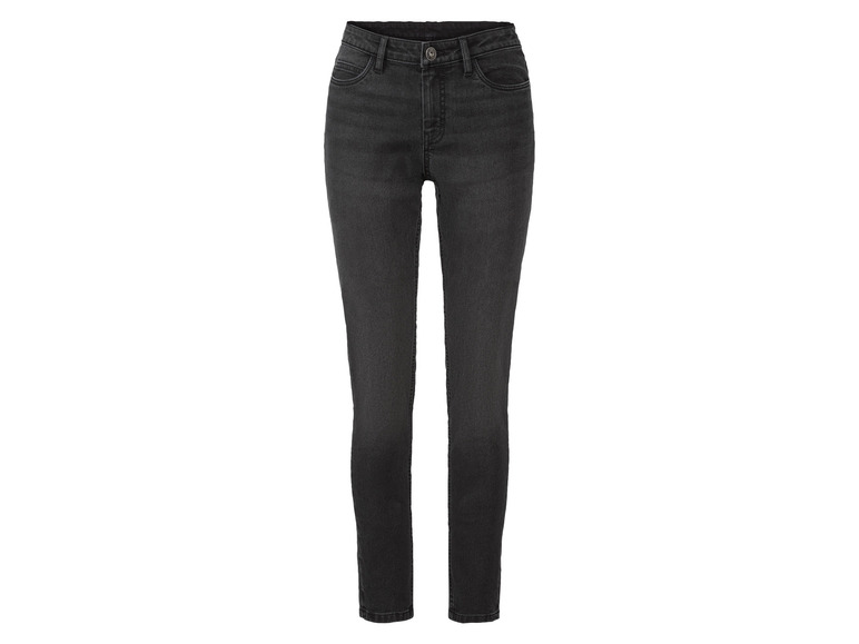 esmara Dames thermo-jeans skinny fit (40, Zwart)