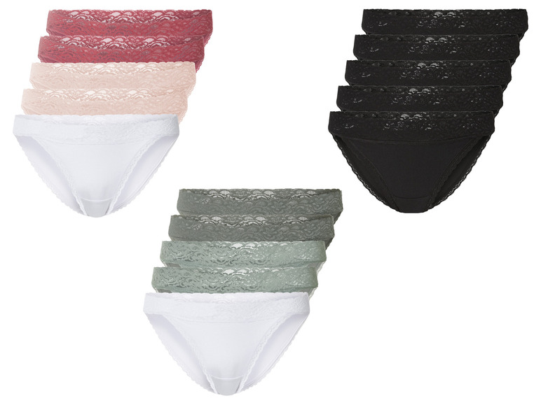 Ga naar volledige schermweergave: esmara® 5 dames-slips - afbeelding 1