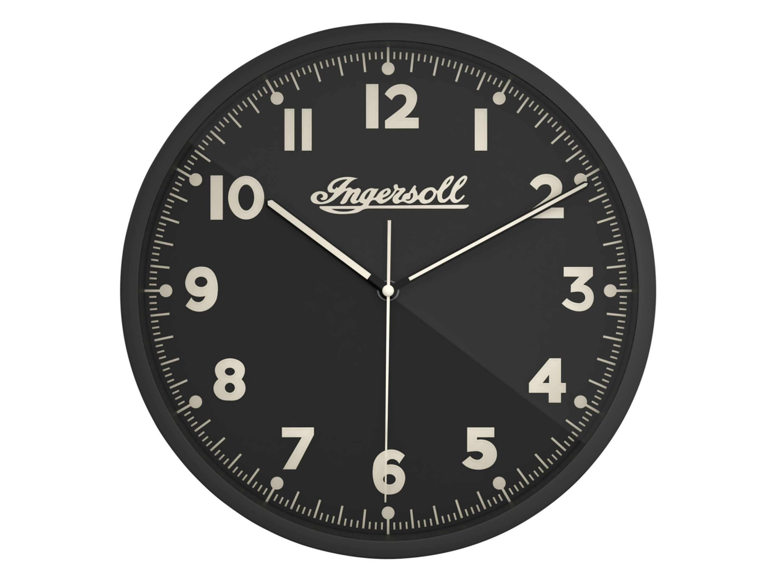 Ingersoll Wandklok Ø 30 cm (Zwart)