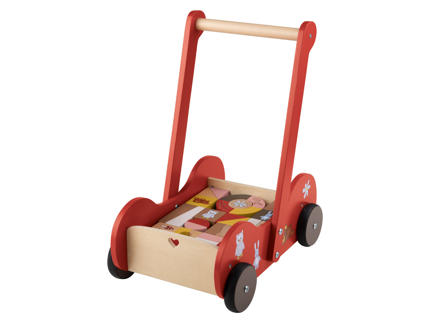 Playtive Houten loopwagen (Rood)