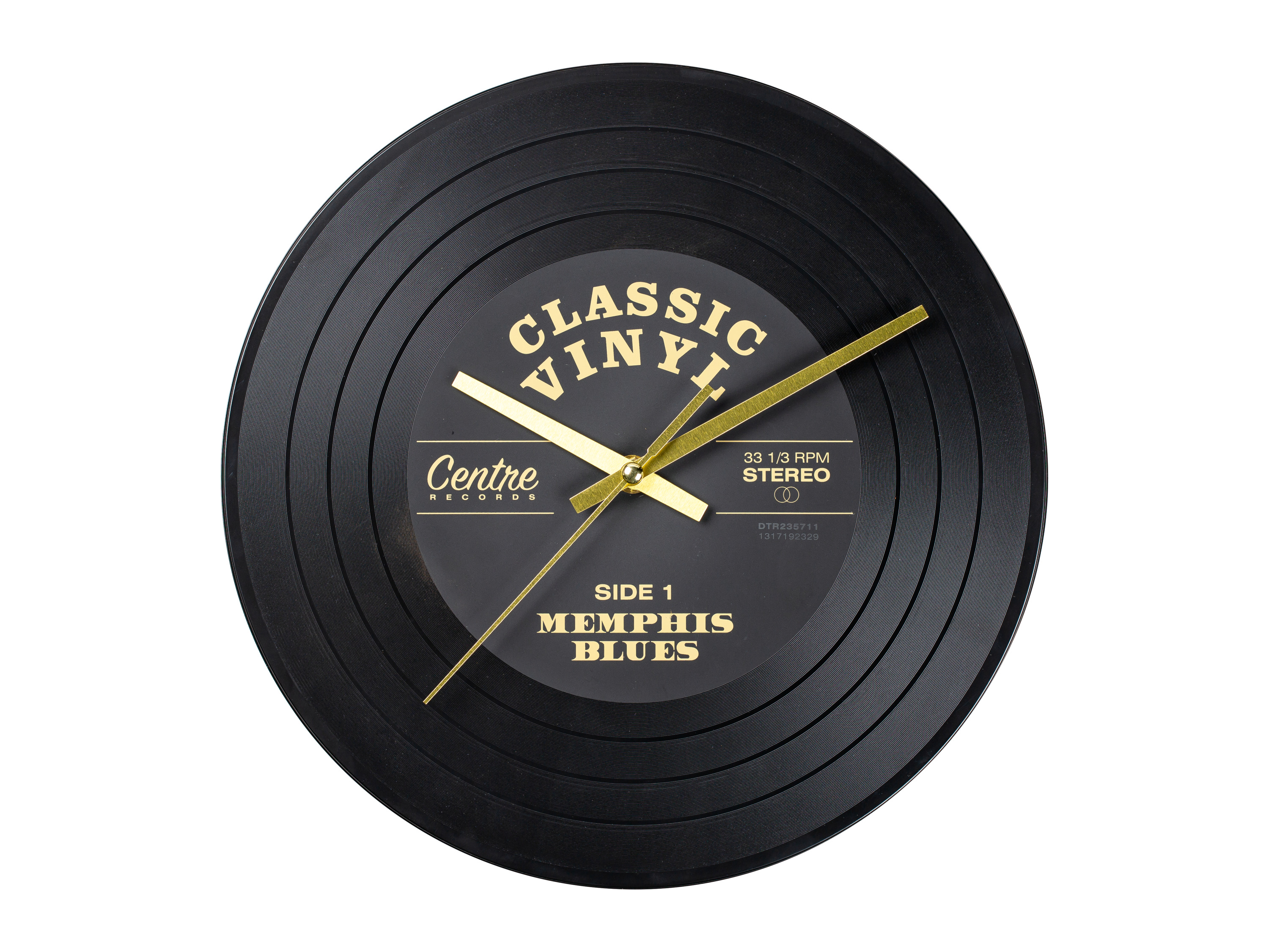 AURIOL Retro LP Wandklok (Klassiek vinyl)