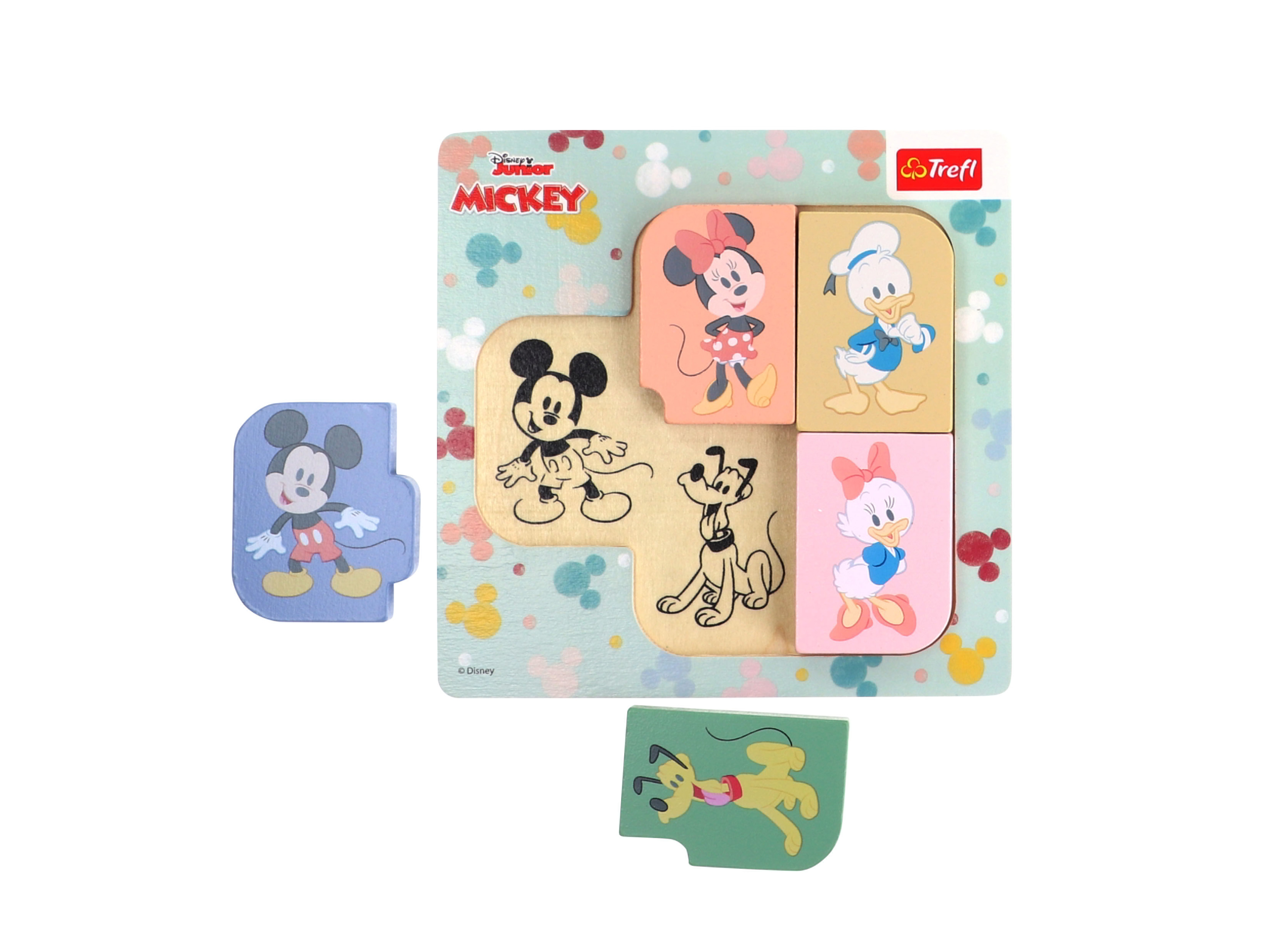 Trefl Houten puzzel (Vrienden - Mickey Mouse)